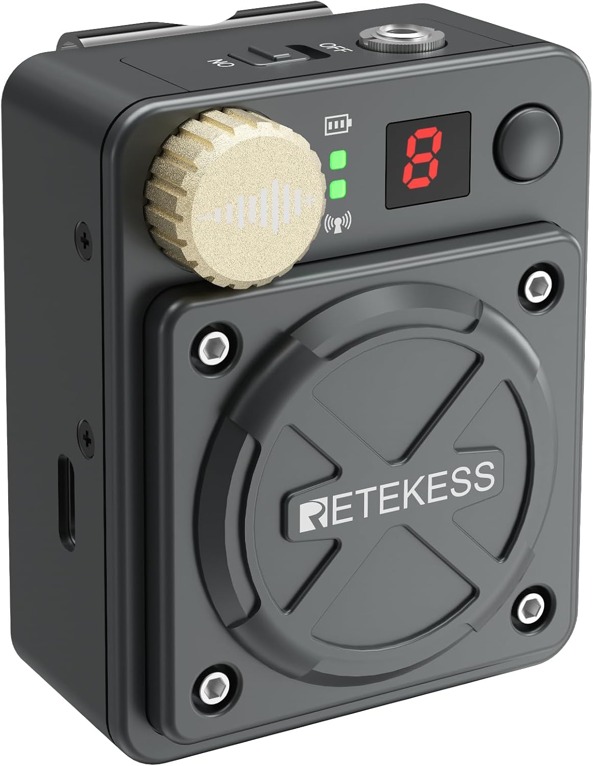 SISTEMA INALÁMBRICO DE MONITOREO IN-EAR RETEKESS TA101 RECEPTOR ESTÉREO - 1