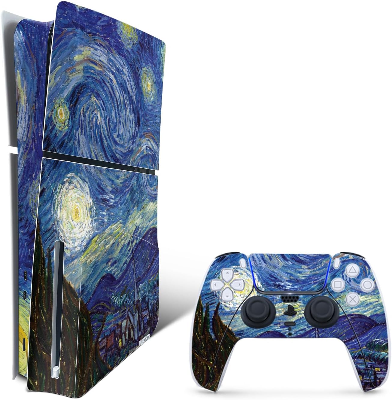 SKIN VINILO MIGHTYSKINS PARA PLAYSTATION 5 SLIM DISK EDITION STARRY NIGHT - 1