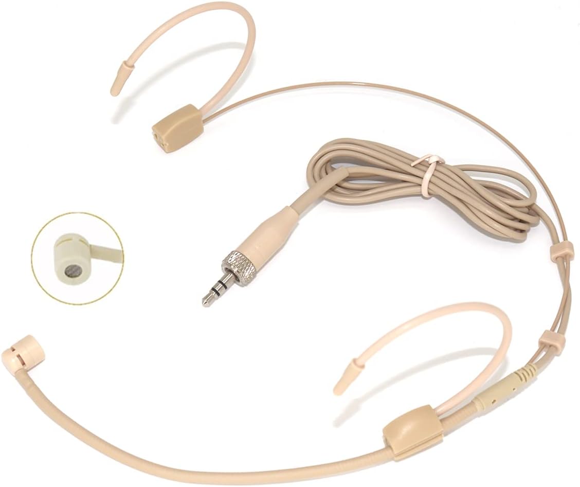 MICRÓFONO HEADWORN XGWTH COMPATIBLE CON SENNHEISER BODYPACK BEIGE - 1