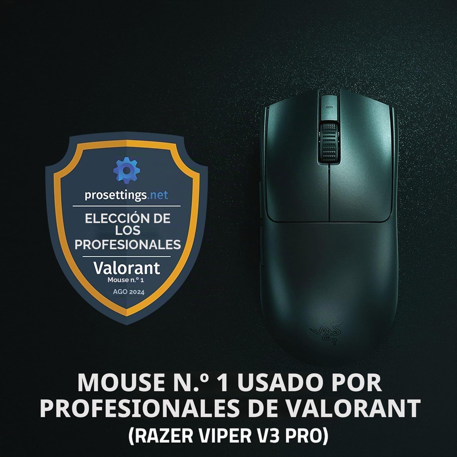 MOUSE GAMER RAZER VIPER V3 PRO WIRELESS 54G NEGRO - 3