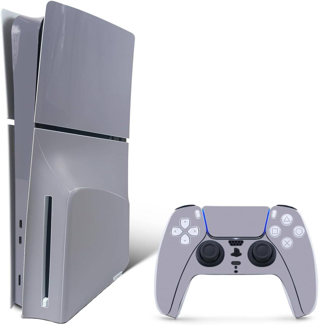 SKIN VINILO MIGHTYSKINS COMPATIBLE CON PLAYSTATION 5 SLIM DISK EDITION GRIS - 1