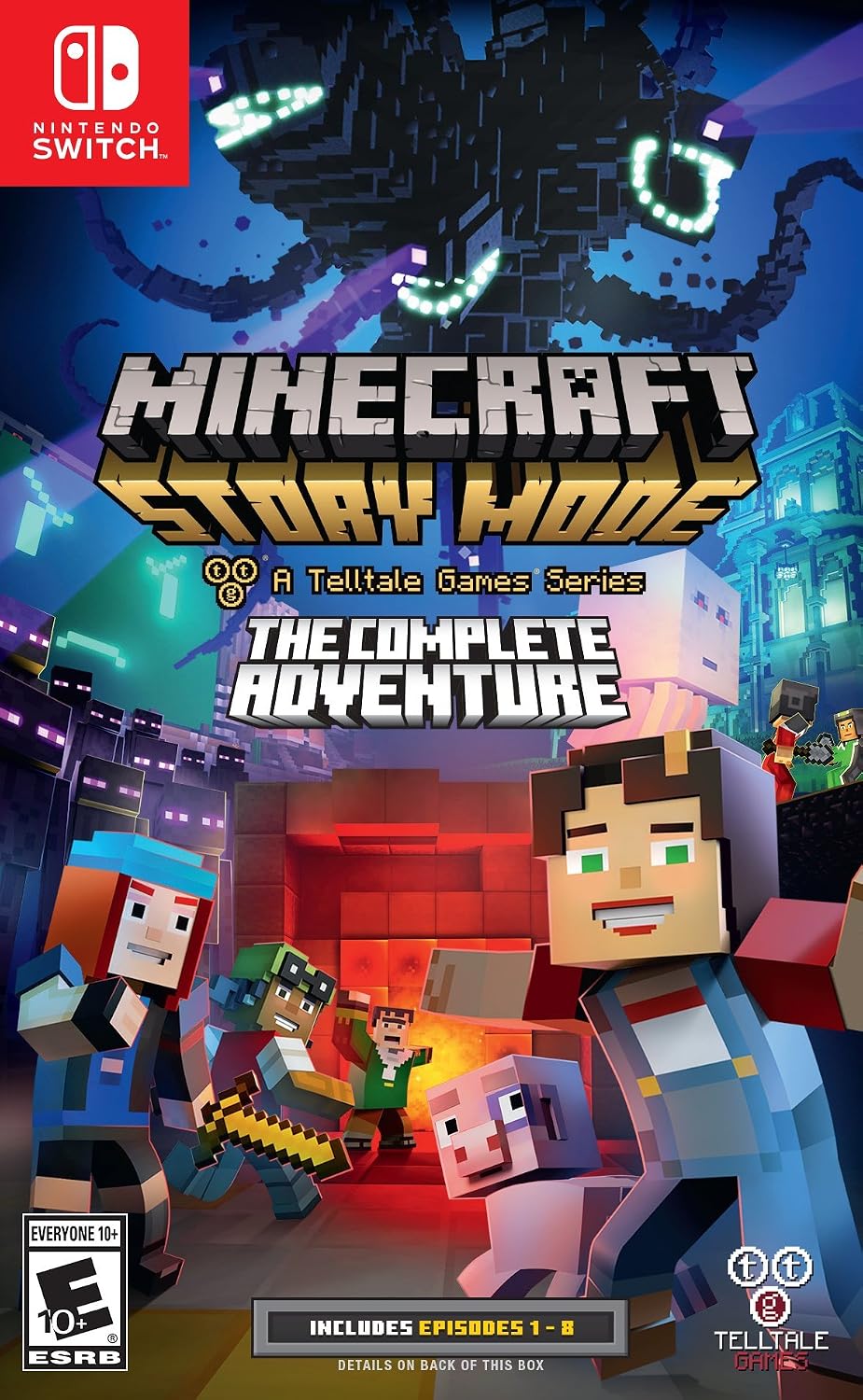VIDEOJUEGO MINECRAFT: STORY MODE - THE COMPLETE ADVENTURE NINTENDO SWITCH RENEWED - 1
