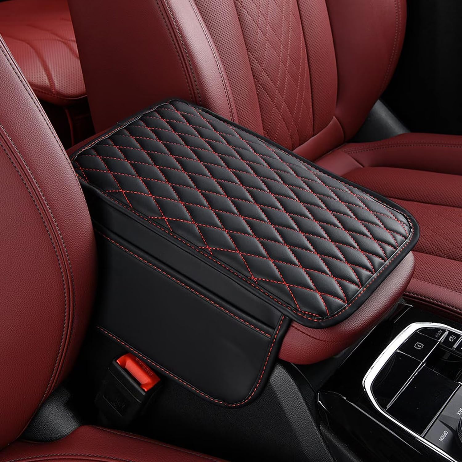 FUNDA PARA CONSOLA CENTRAL KIA RIO 01 COLOR NEGRO - 1