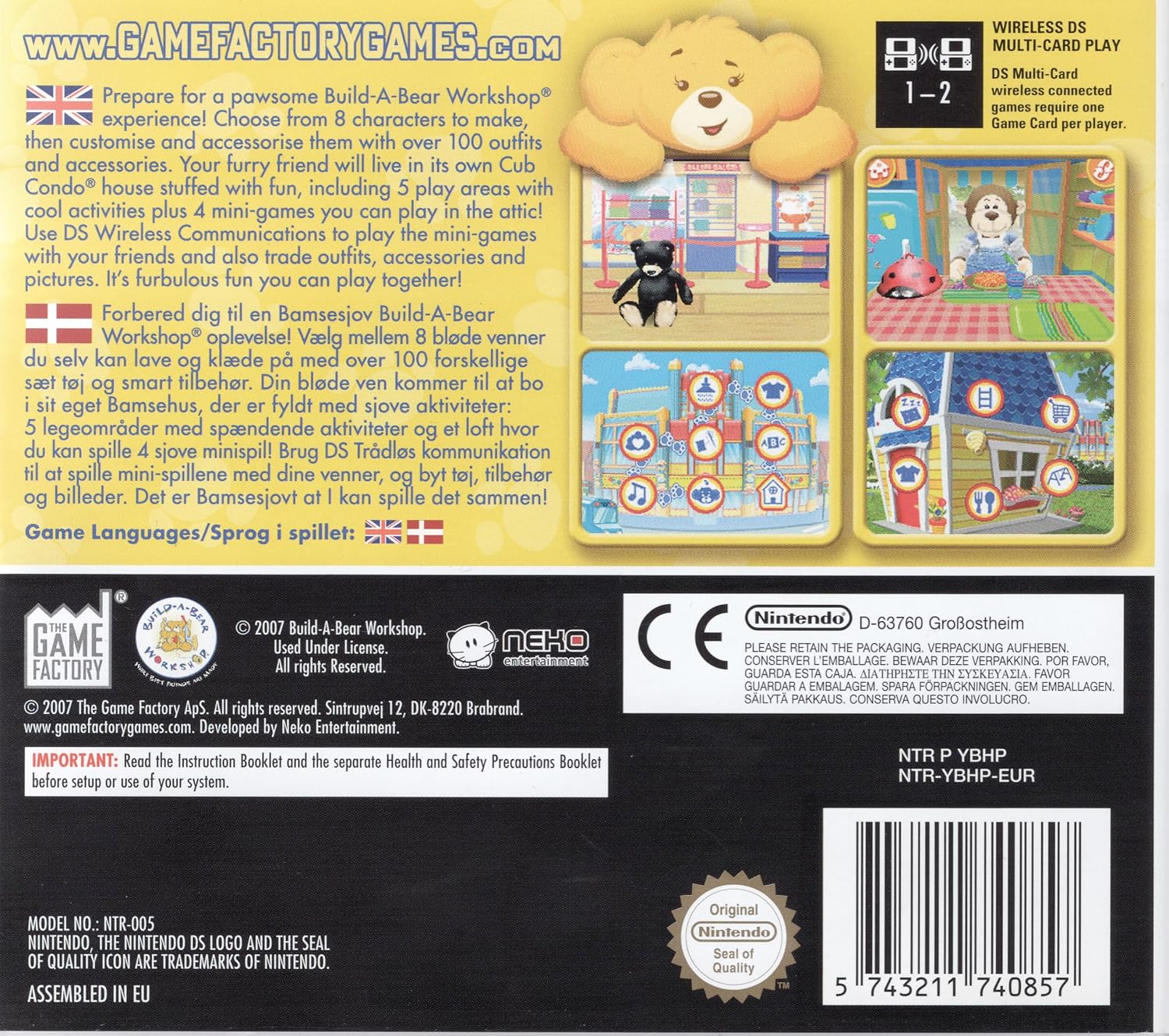 VIDEOJUEGO BUILD-A-BEAR WORKSHOP PARA NINTENDO DS - 2