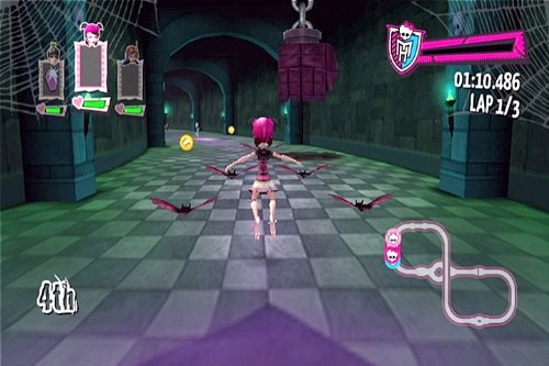 VIDEOJUEGO MONSTER HIGH: SKULTIMATE ROLLER MAZE PARA NINTENDO WII - 4