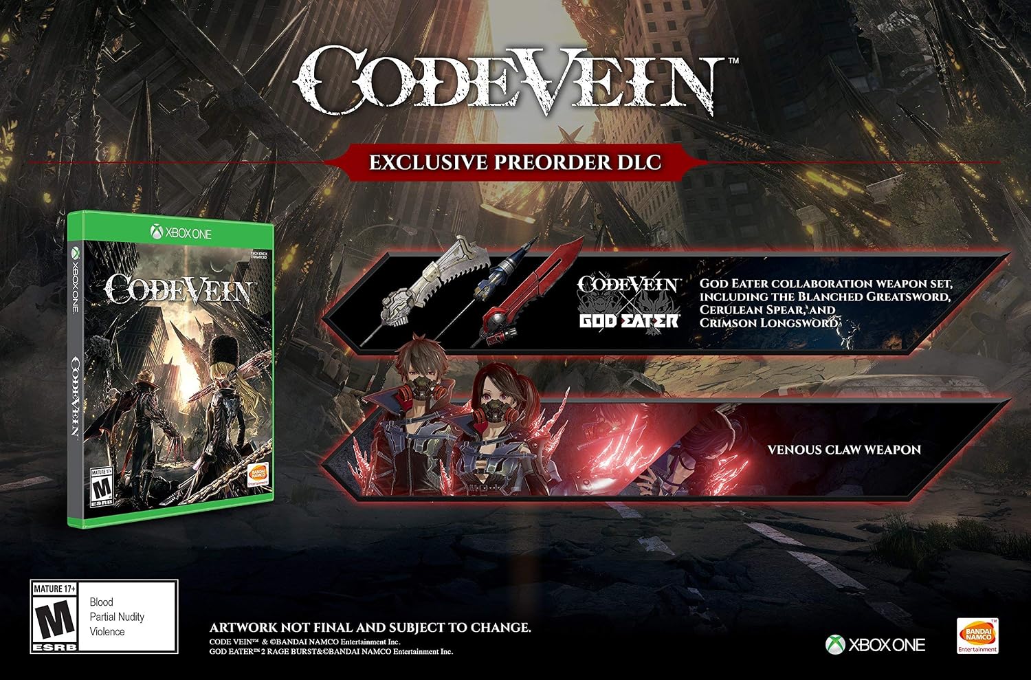VIDEOJUEGO CODE VEIN PARA XBOX ONE (RENOVADO) - 2