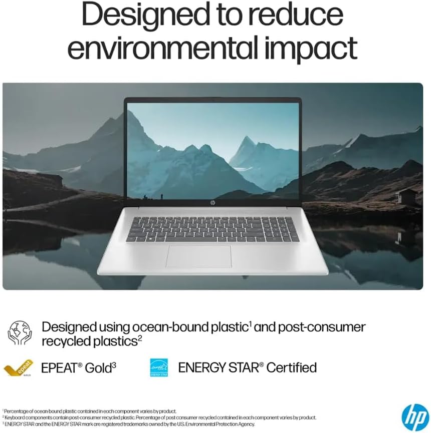 LAPTOP HP 17.3 PULGADAS FHD AMD RYZEN 5 7430U 64GB RAM 1TB SSD WINDOWS 11 PRO - 5