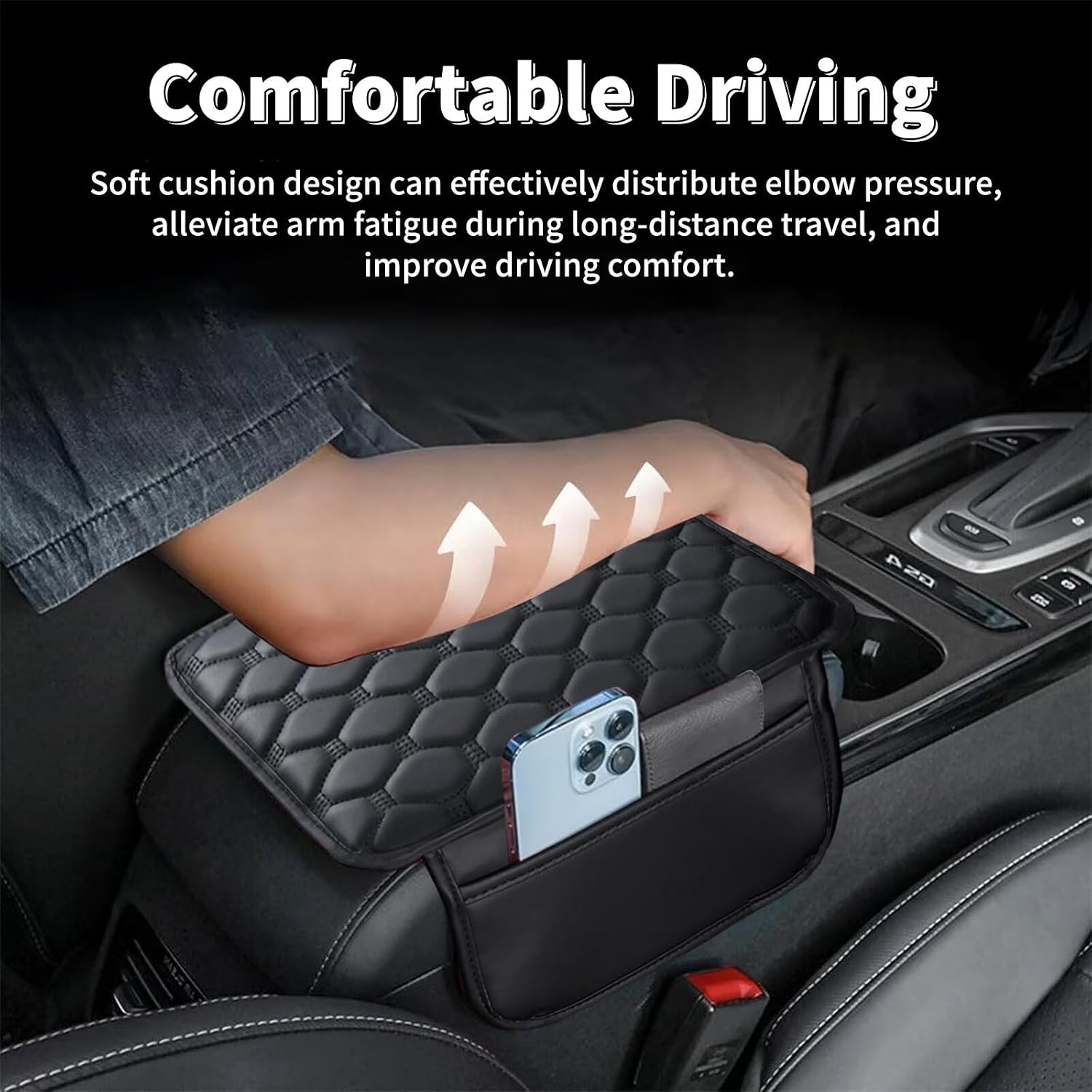 FUNDA PARA CONSOLA CENTRAL BNMFFYU AJUSTABLE PARA HYUNDAI ELANTRA 02 NEGRO - 5