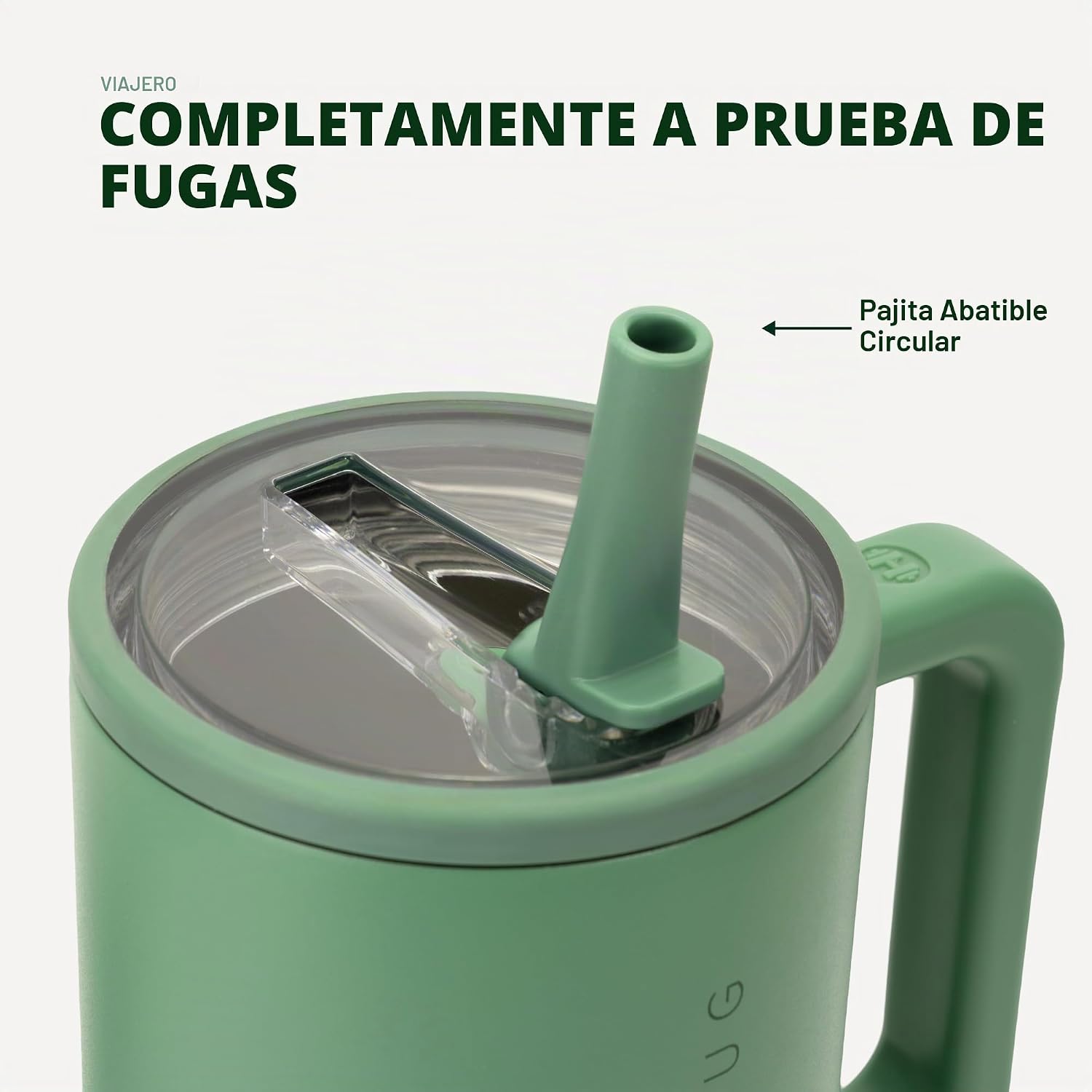 VASO HYDROJUG TRAVELER 32OZ CON AISLAMIENTO, ASA Y POPOTE SAGE - 4