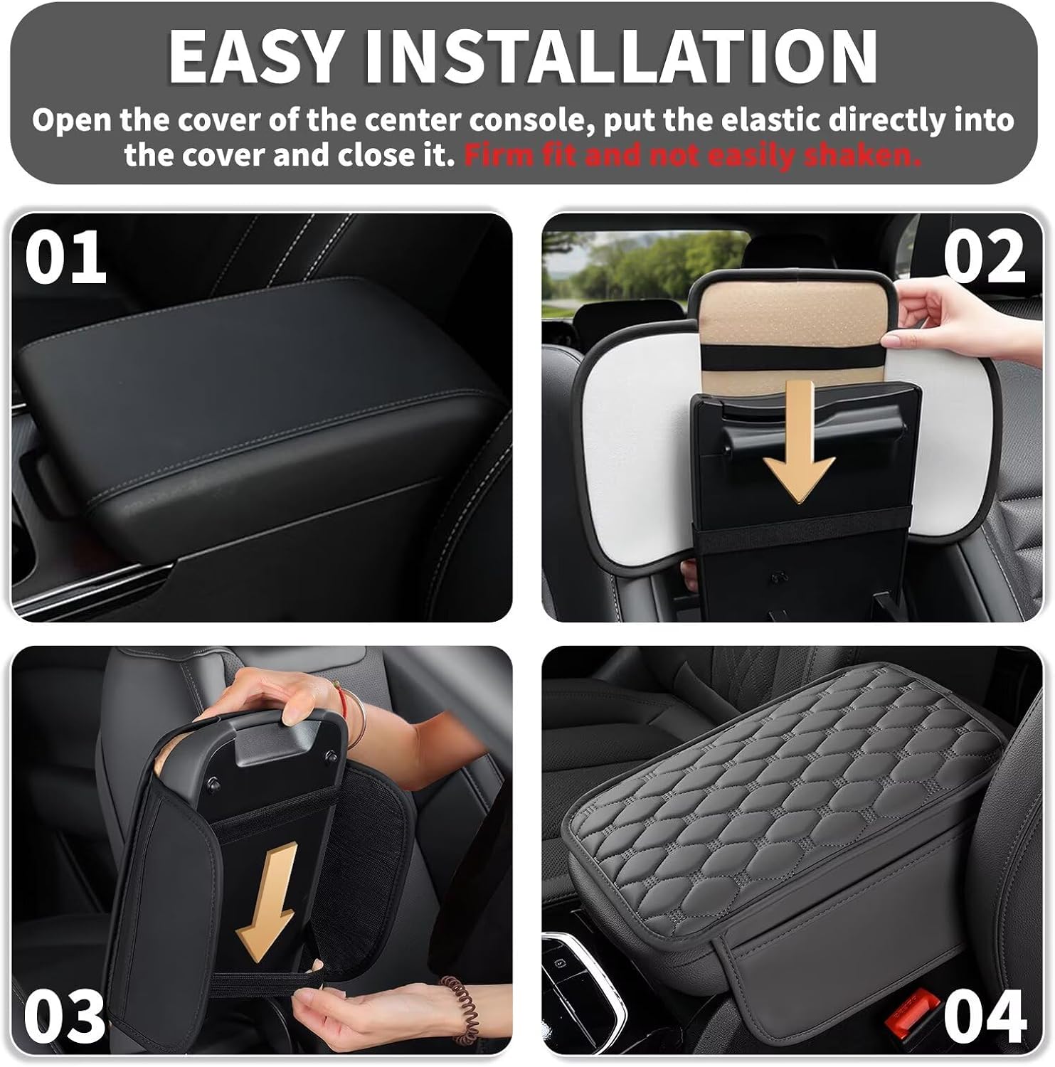 FUNDA PARA CONSOLA CENTRAL BNMFFYU VOLKSWAGEN JETTA 02-2008 GRIS - 5