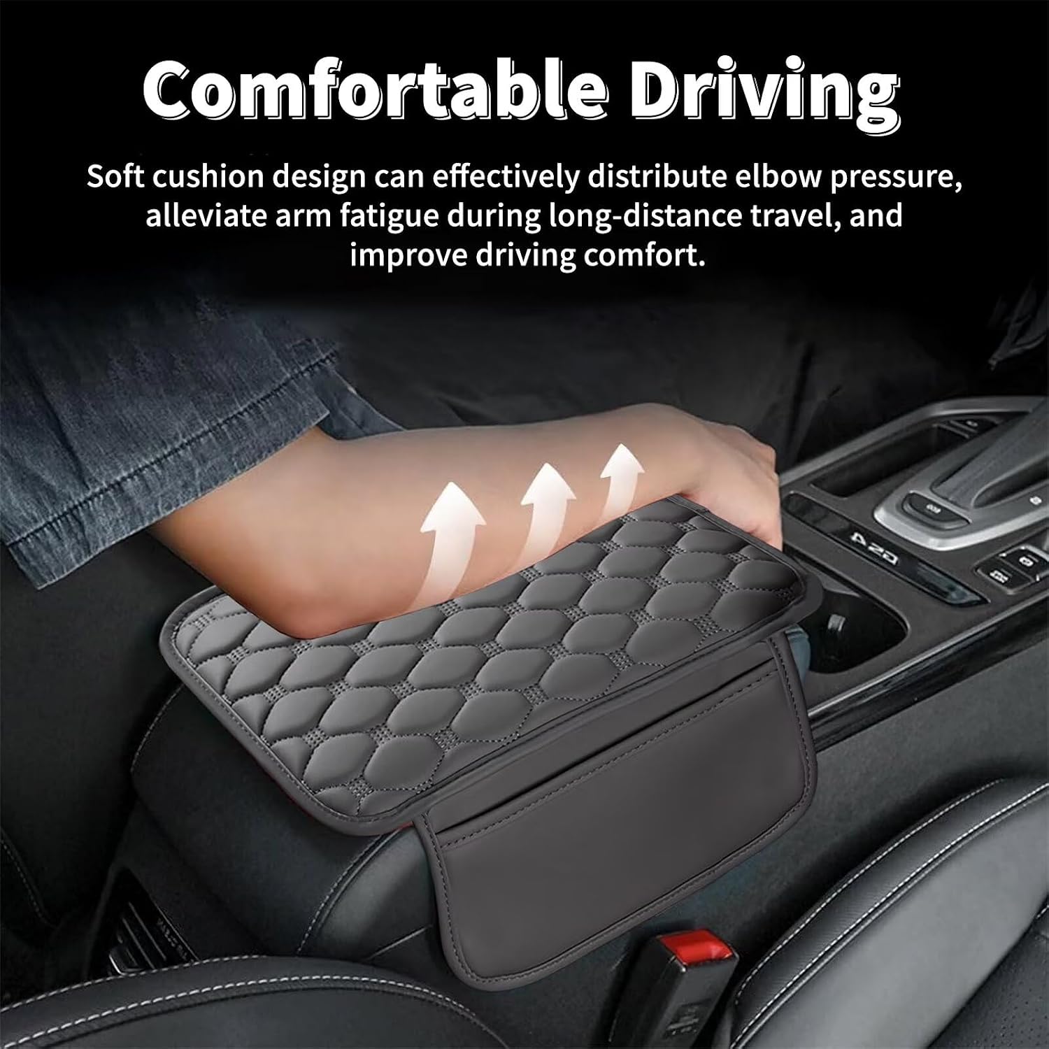 FUNDA PARA CONSOLA CENTRAL TOYOTA CAMRY 02 GRIS CON BOLSILLOS DE ALMACENAMIENTO - 5
