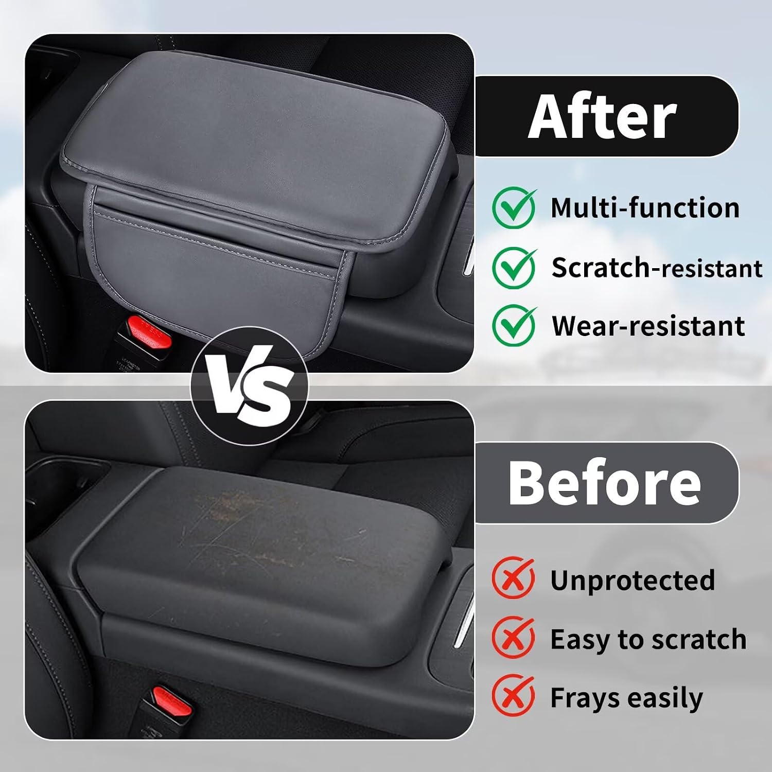 FUNDA PARA CONSOLA CENTRAL BNMFFYU CHEVROLET EQUINOX 2004 GRIS - 4