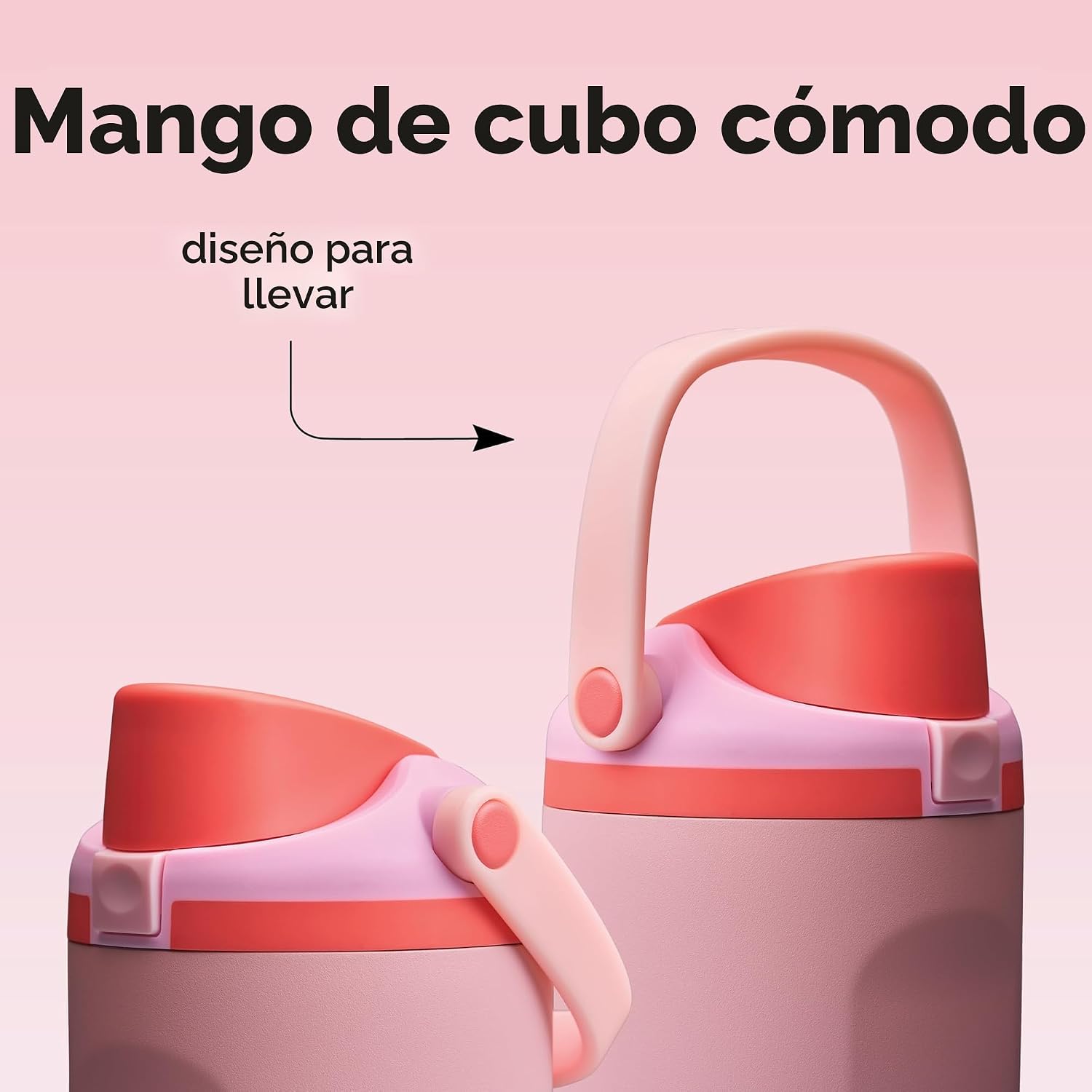 BOTELLA DE AGUA OWALA FREESIP SWAY ACERO INOXIDABLE 30 OZ ANGEL FOOD CAKE - 5