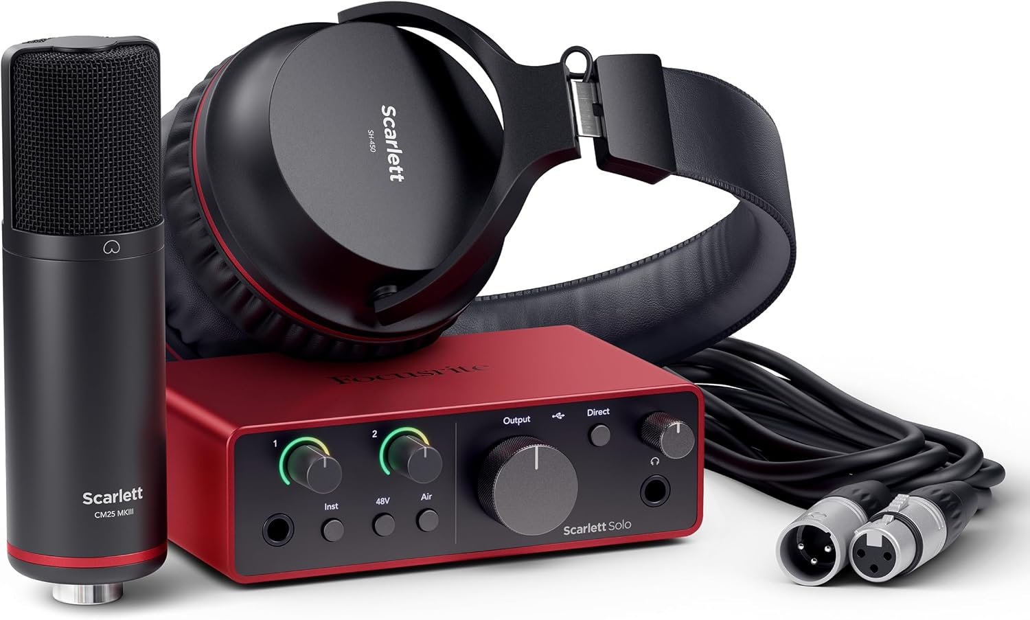 INTERFAZ DE AUDIO FOCUSRITE SCARLETT SOLO STUDIO 4ª GENERACIÓN USB-C - 1