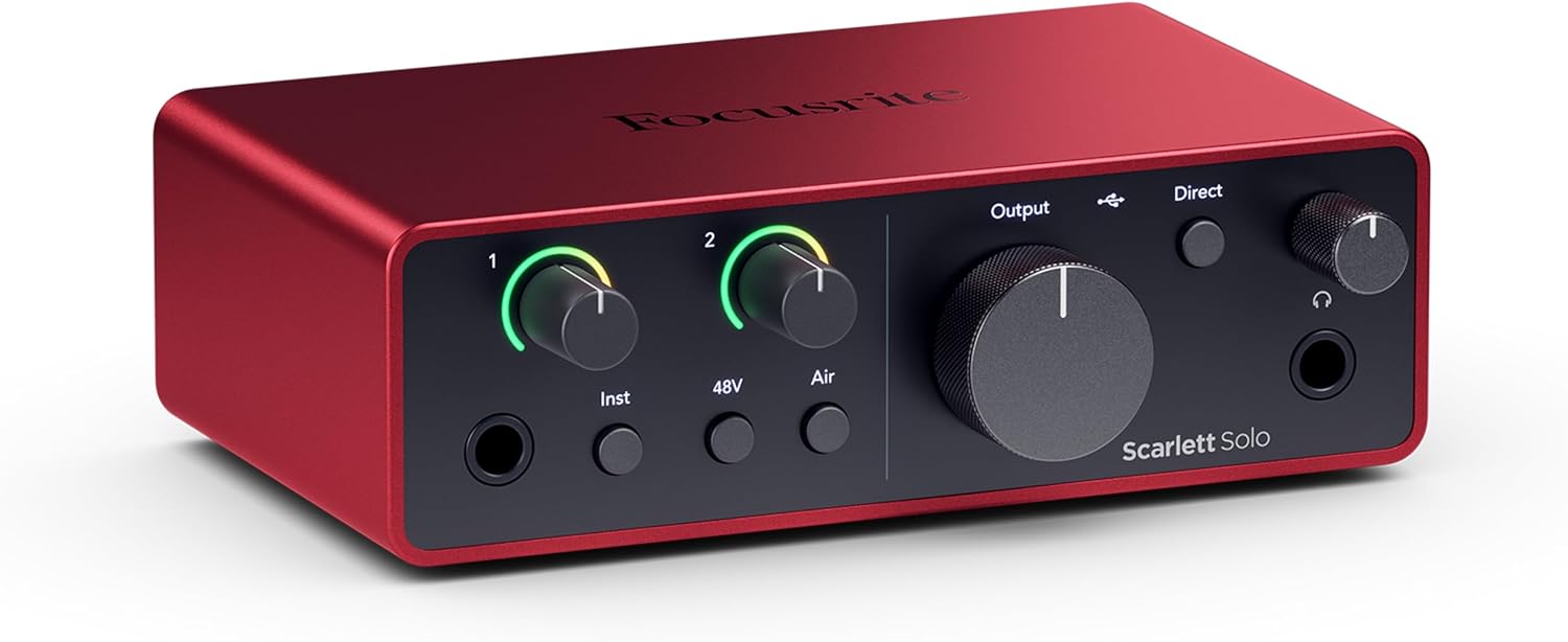INTERFAZ DE AUDIO FOCUSRITE SCARLETT SOLO STUDIO 4ª GENERACIÓN USB-C - 2
