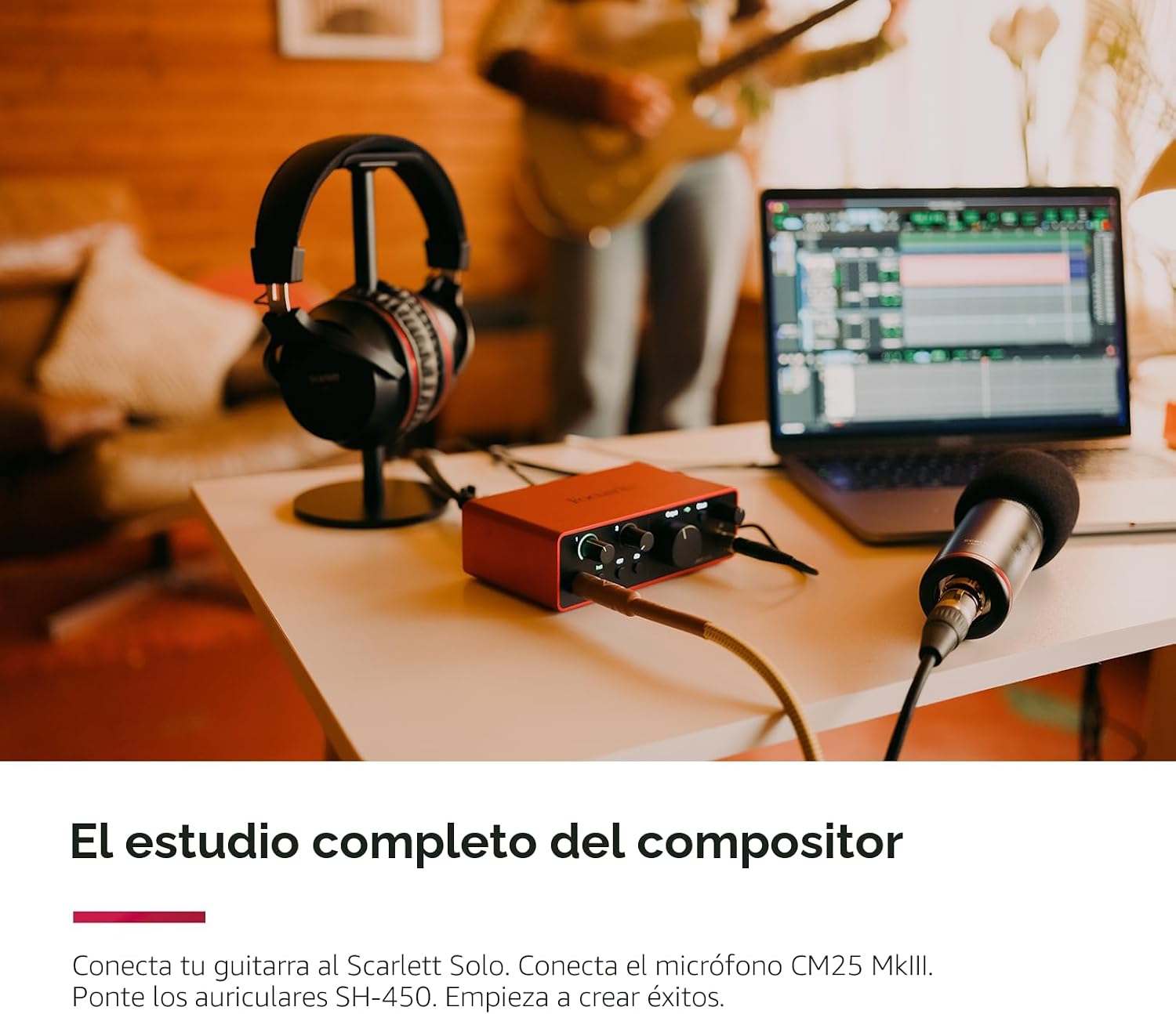 INTERFAZ DE AUDIO FOCUSRITE SCARLETT SOLO STUDIO 4ª GENERACIÓN USB-C - 5
