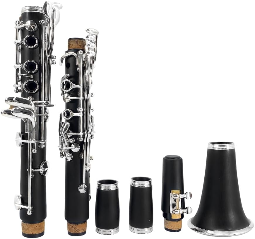 CLARINETE A YOUNGMONIC CUERPO ÉBANO ACABADO NEGRO CON LLAVES NIQUELADAS - 2