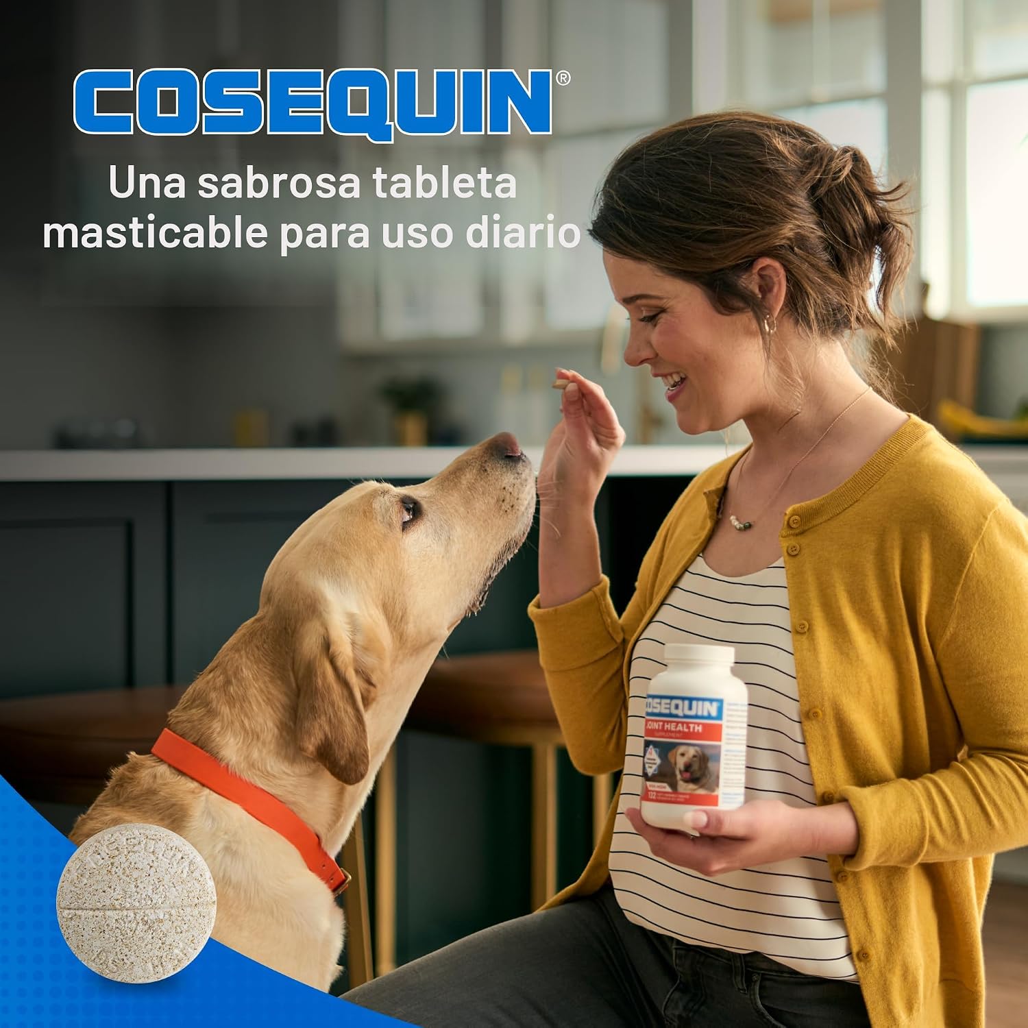 SUPLEMENTO ARTICULAR NUTRAMAX COSEQUIN MAXIMUM STRENGTH PARA PERROS, 2 PACKS DE 264 TABLETAS MASTICABLES - 4