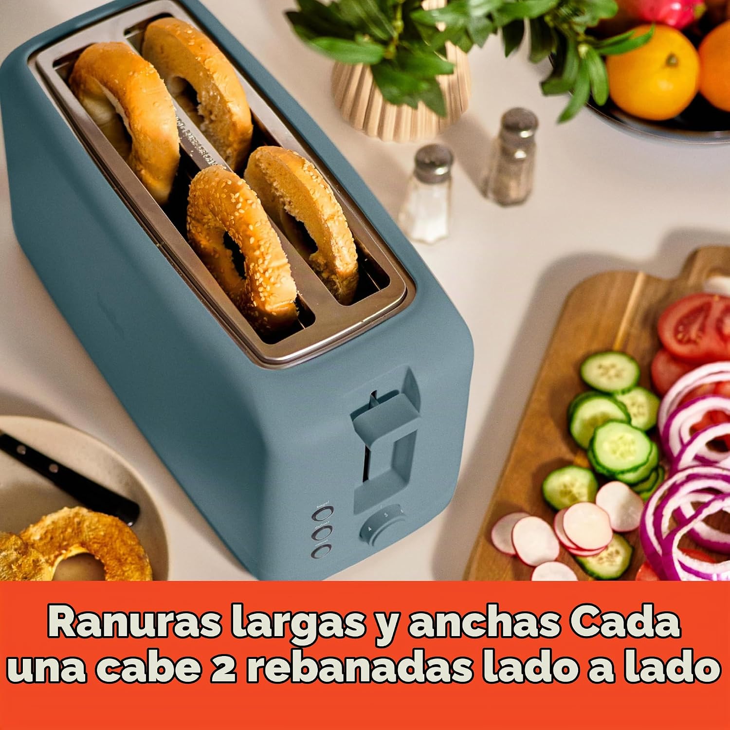 TOSTADORA BELLA 4 REBANADAS RANURA EXTRA LARGA SURF - 4