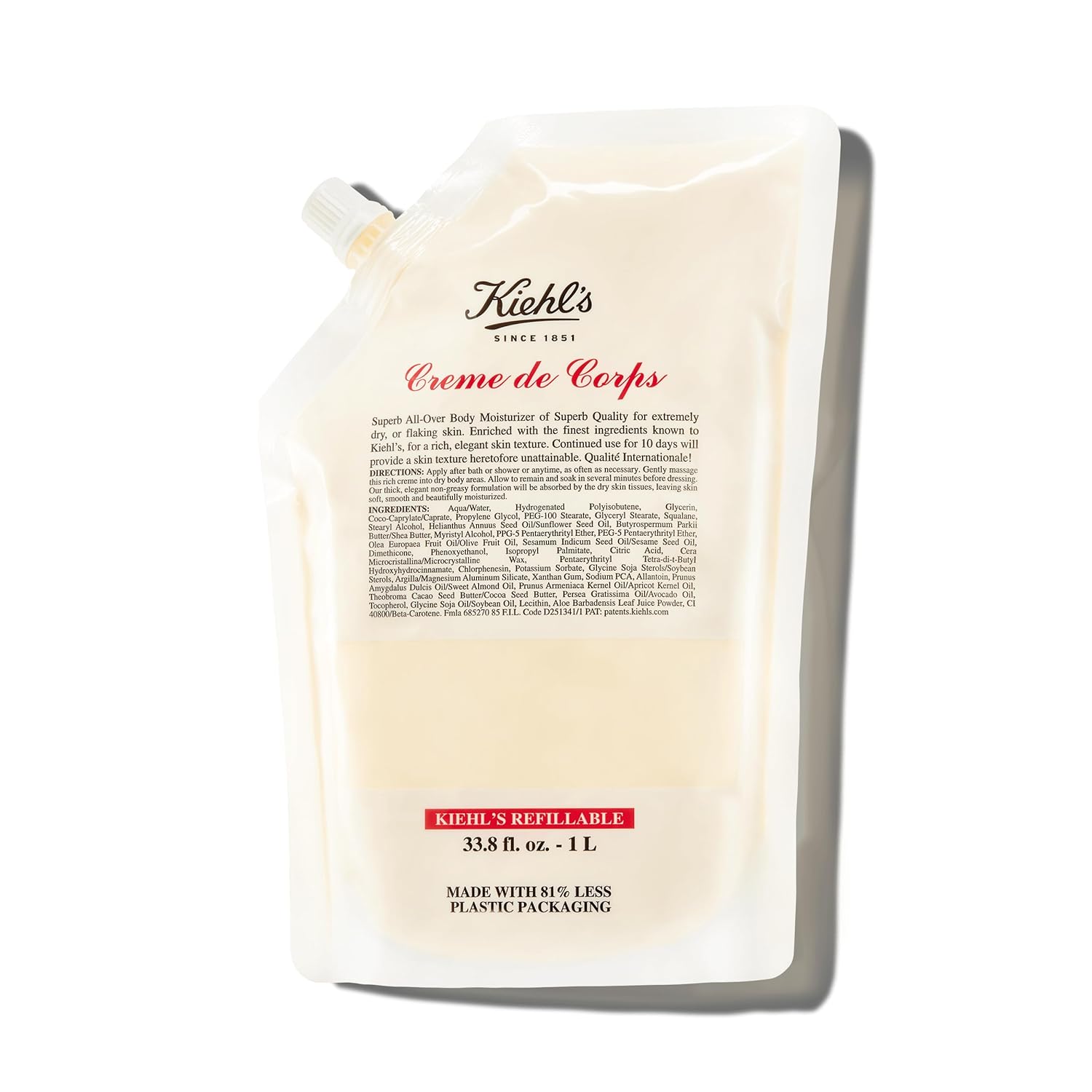 LOCIÓN CORPORAL KIEHL'S CREME DE CORPS CON MANTECA DE CACAO - 1