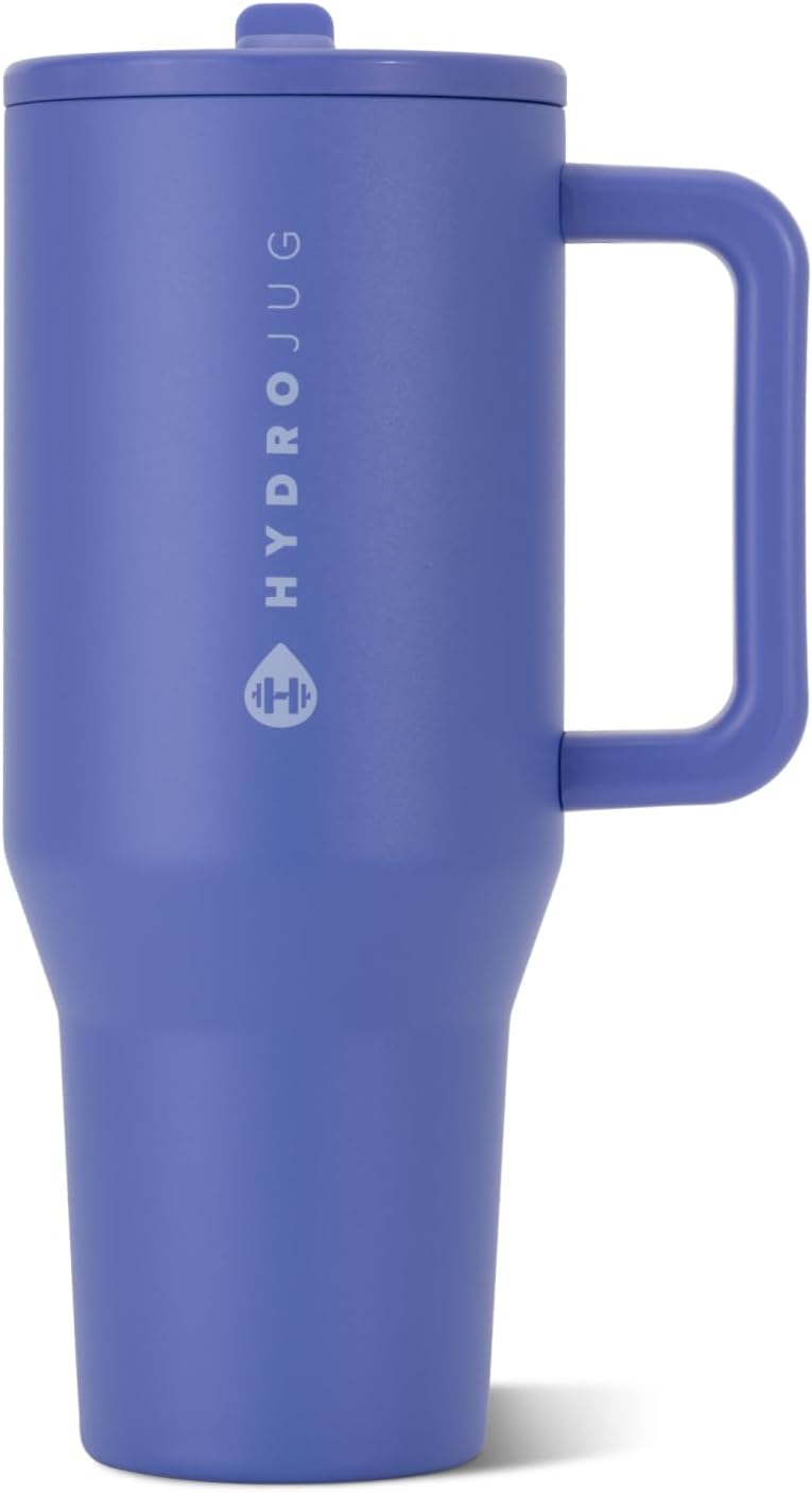 VASO HYDROJUG TRAVELER 40OZ CON AISLAMIENTO, ASA Y POPOTE BERRY POP - 1
