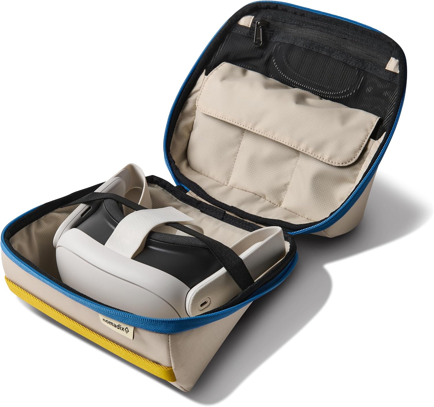 ESTUCHE DE TRANSPORTE NOMADIX PARA META QUEST 3/3S AZUL HUESO - 4