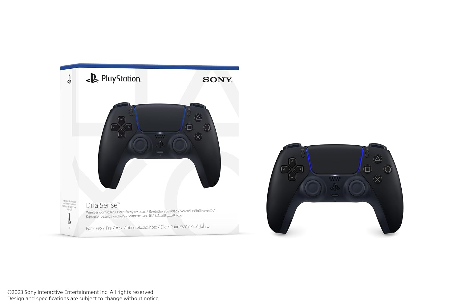 MANDO INALÁMBRICO PLAYSTATION DUALSENSE NEGRO MEDIANOCHE (REACONDICIONADO) - 1