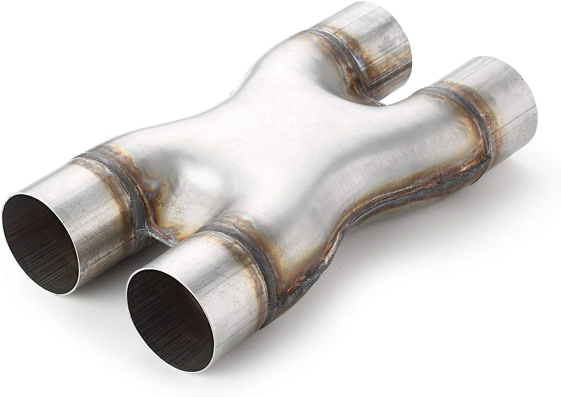 TUBO X DE ESCAPE A-KARCK 2.5' ACERO INOXIDABLE 12' DE LARGO - 1
