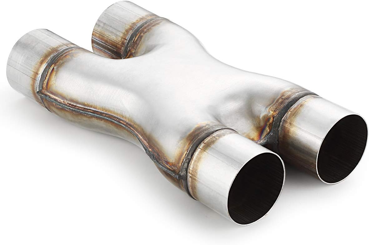 TUBO X DE ESCAPE A-KARCK 2.5' ACERO INOXIDABLE 12' DE LARGO - 4