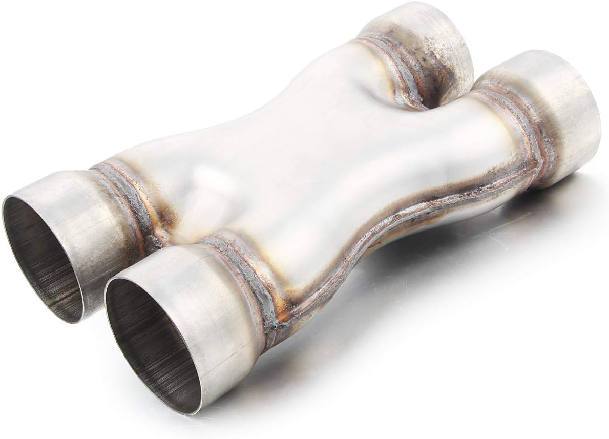 TUBO X DE ESCAPE A-KARCK 3' ENTRADA DUAL 3' SALIDA 12' ACERO INOXIDABLE - 4
