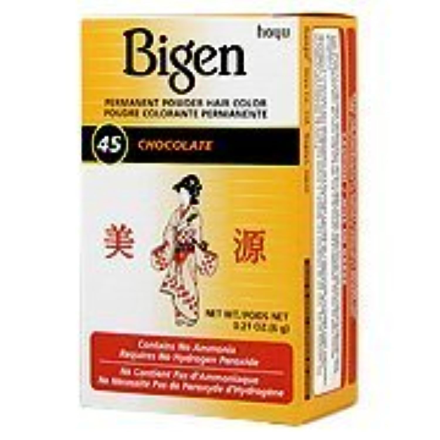 TINTURA EN POLVO BIGEN #45 CHOCOLATE 6 PACK - 1