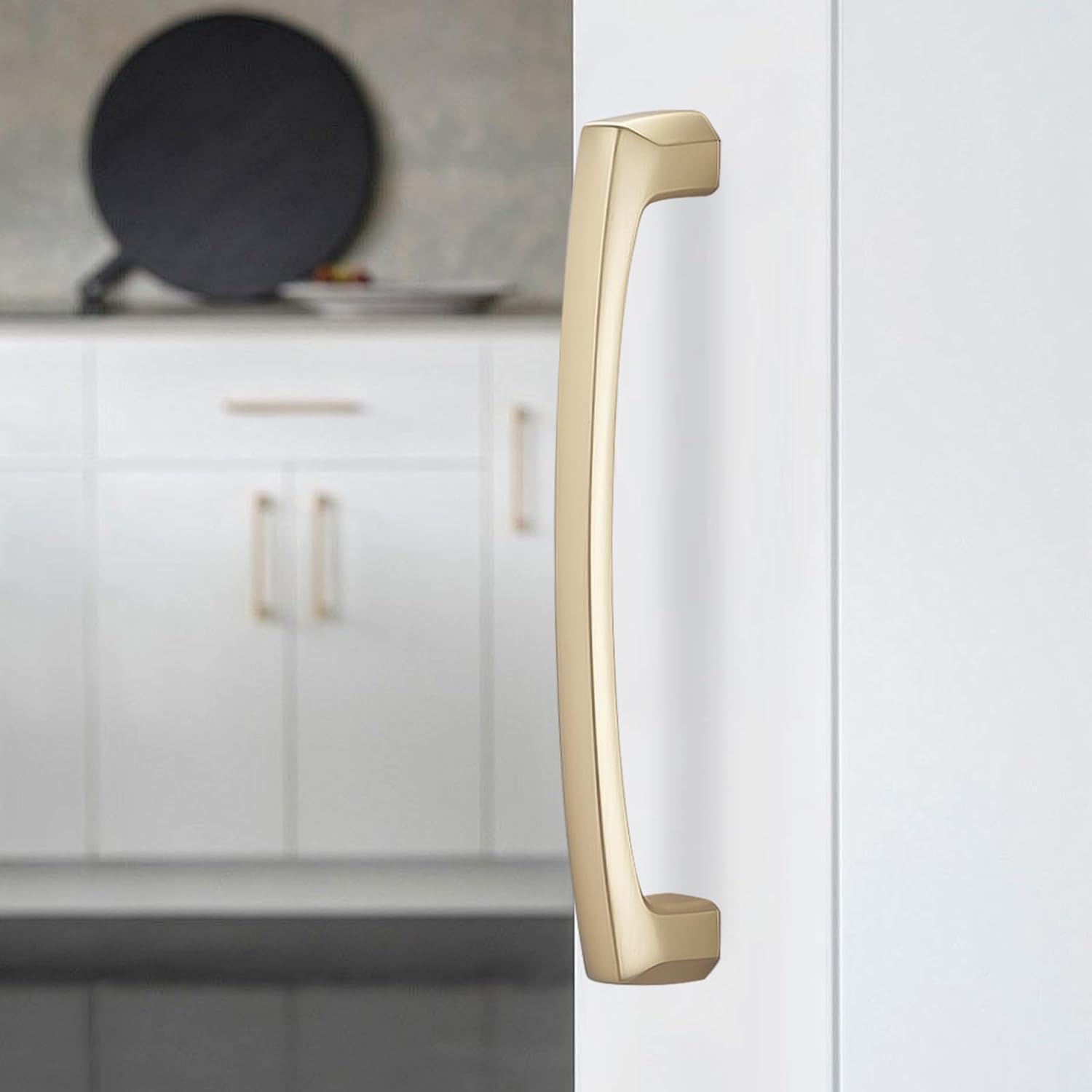 MANIJA PARA MUEBLE 5 PULGADAS BRONCE CHAMPAGNE ALEACIÓN DE ZINC JUEGO DE 10 - 3