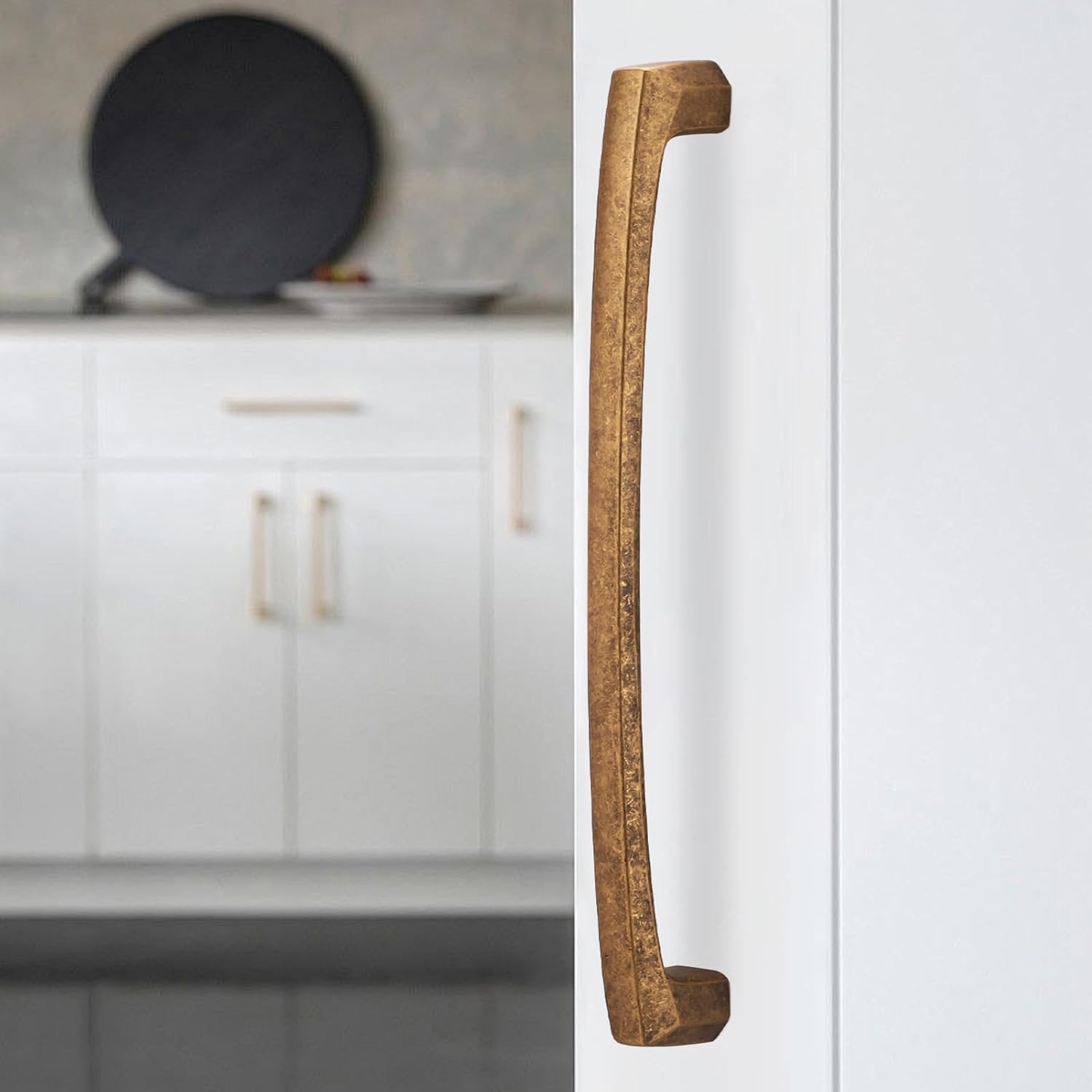 MANIJA PARA MUEBLE 7 PULGADAS LATÓN ANTIGUO PAQUETE DE 6 UNIDADES - 3