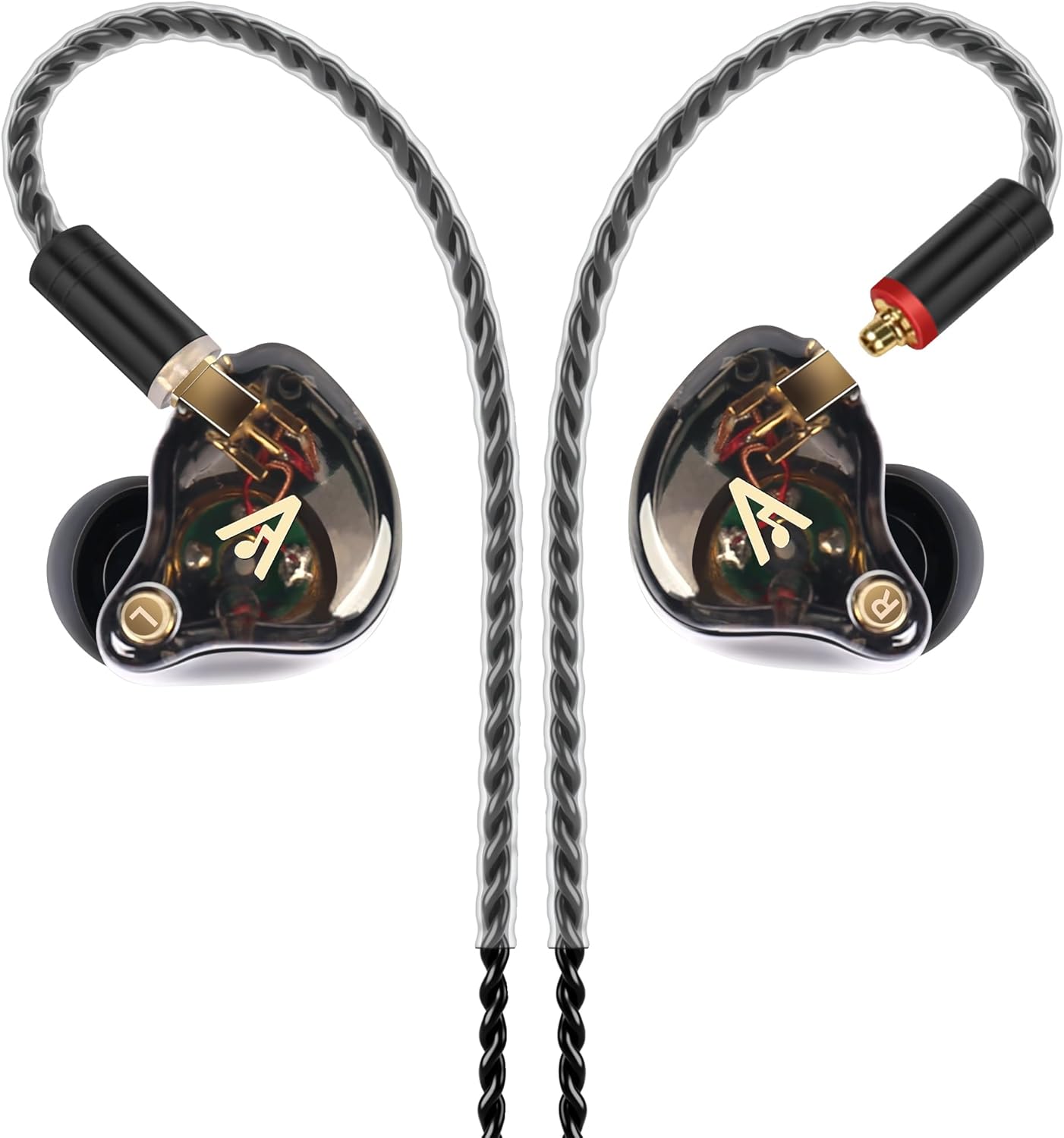 AUDÍFONOS IN-EAR AUDIOVANCE VIBES 202 HIFI CON CABLE PLATEADO - 1