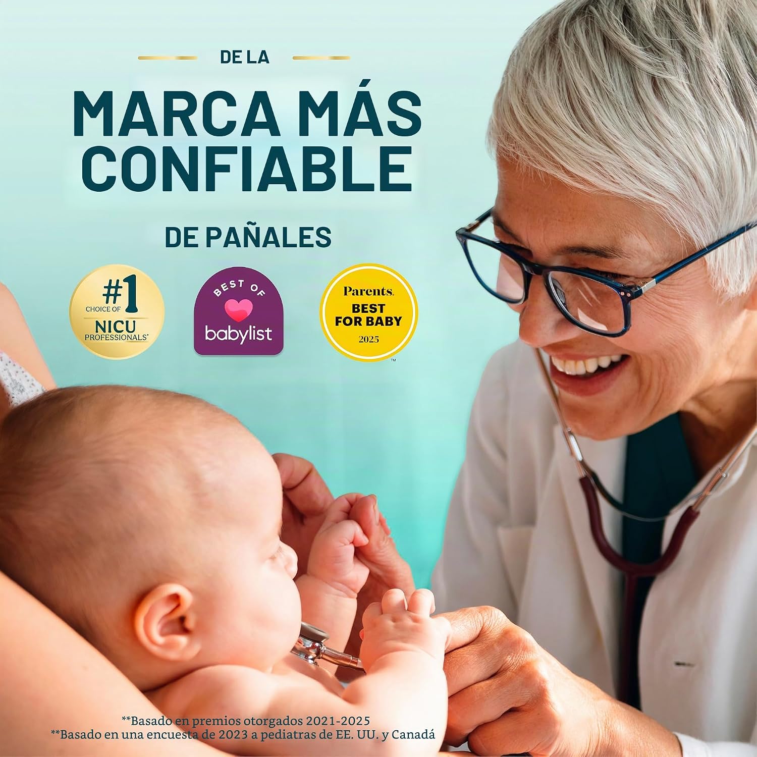 PAÑALES PAMPERS SWADDLERS TALLA 8 (30+ LBS) 38 UNIDADES - 5
