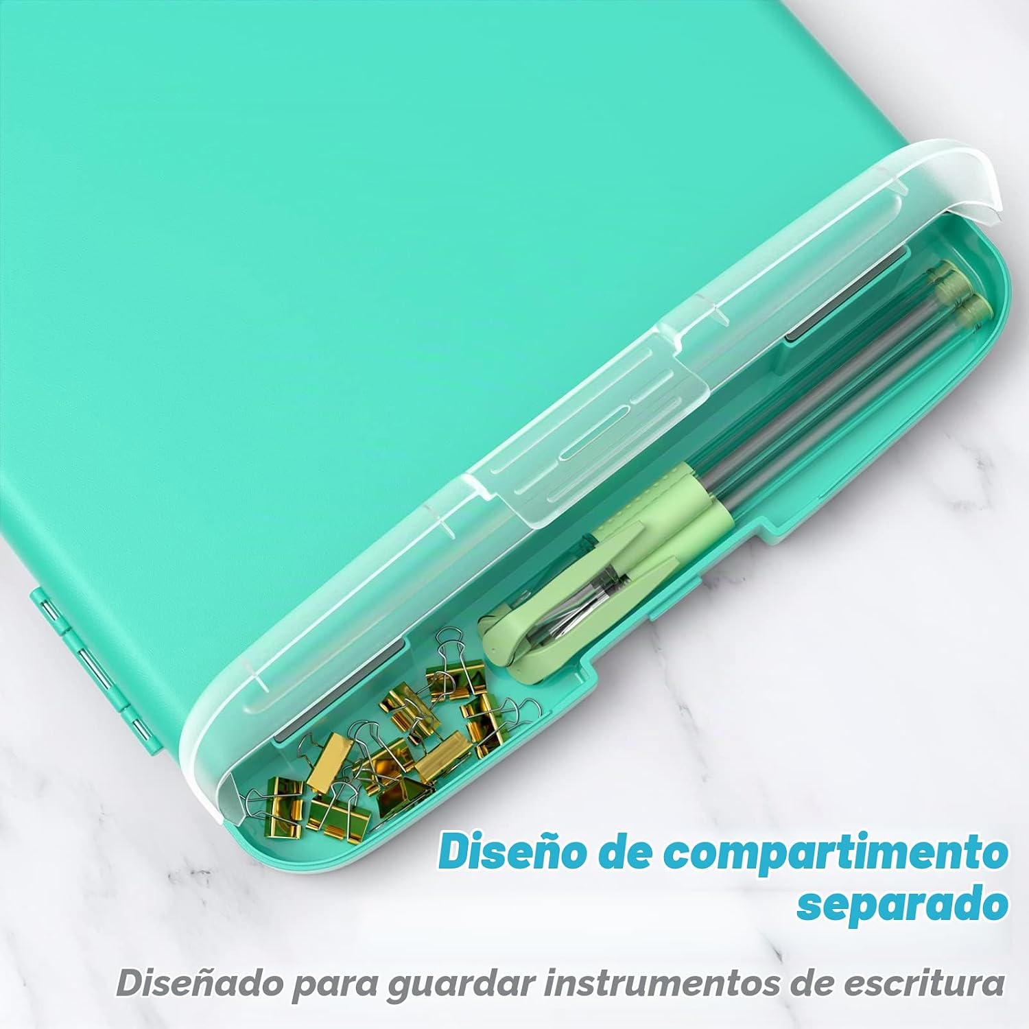 CARPETA PORTAFOLIO RIMILAK CON ALMACENAMIENTO 8.5 X 11 PULGADAS VERDE - 4