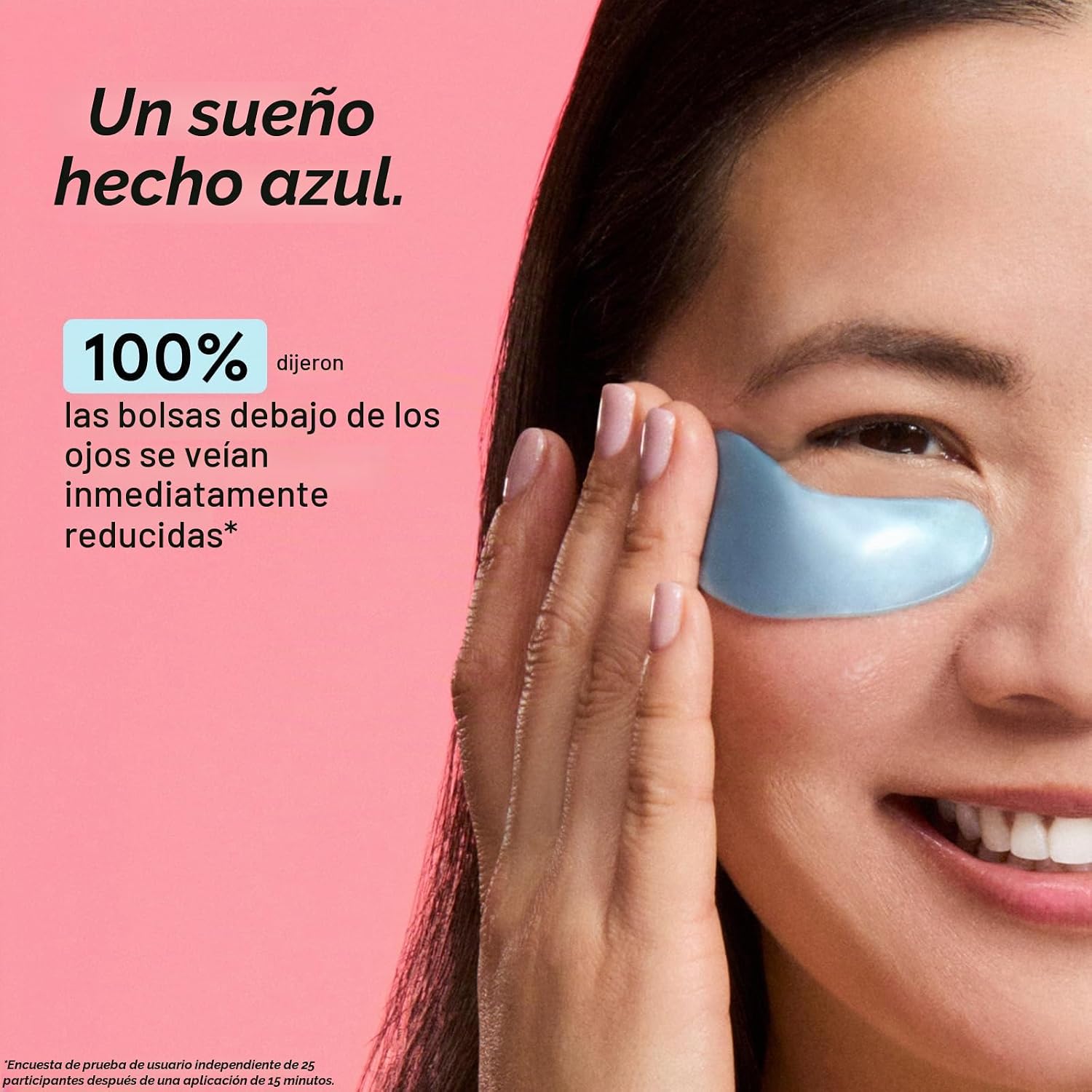 PARCHES PARA OJOS GRACE Y STELLA CONTRA OJERAS Y BOLSAS, 24 PARES AZULES - 2