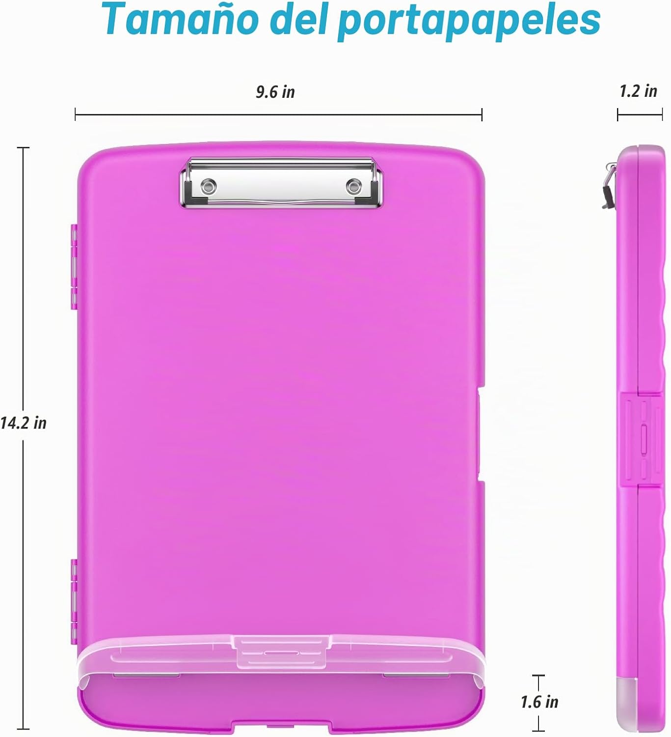 CARPETA PORTAFOLIO RIMILAK CON ALMACENAMIENTO 8.5 X 11 MAGENTA - 2
