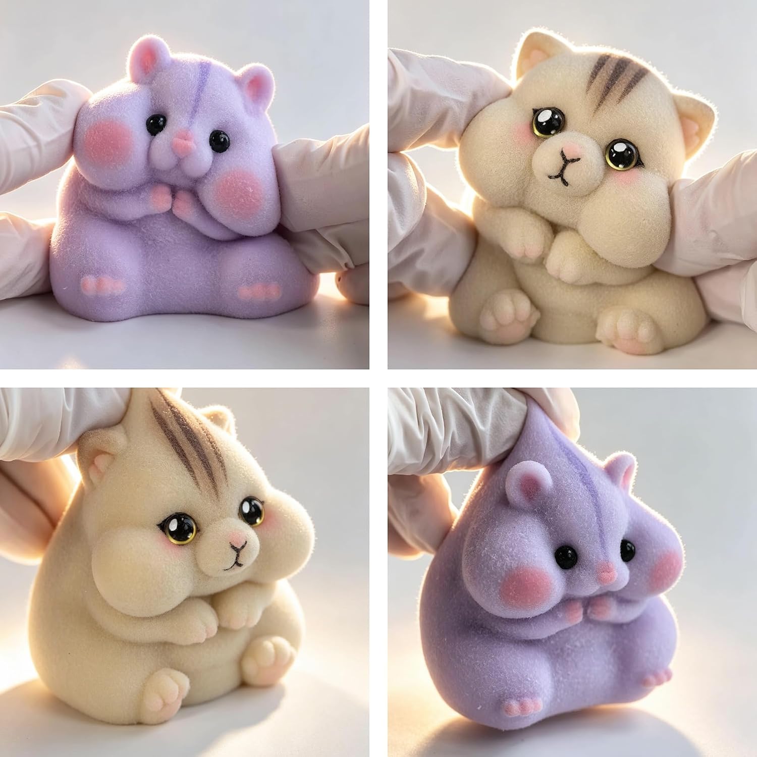 PACK 2 SQUISHY GATO Y HÁMSTER ANTIESTRES - 2