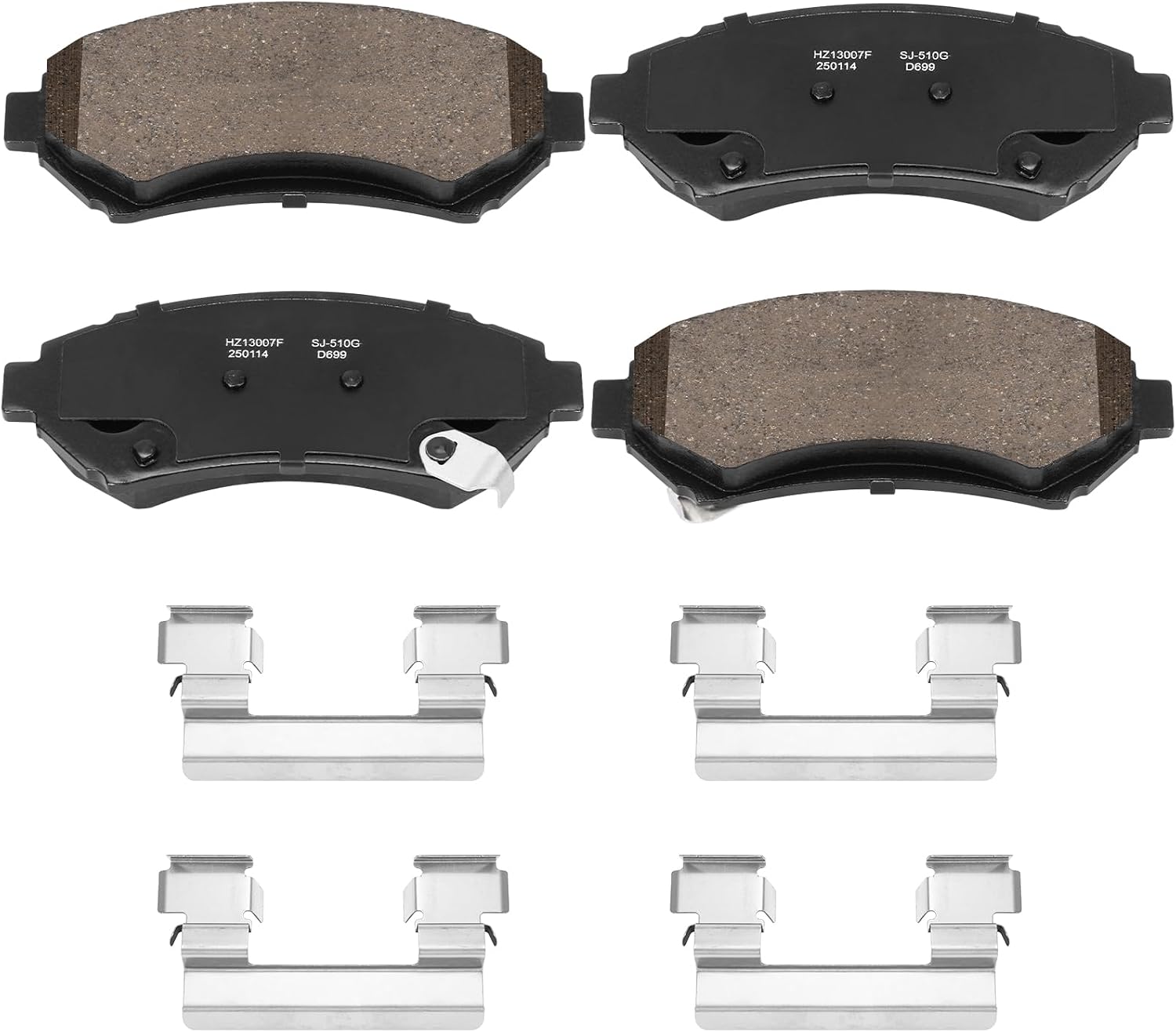 PASTILLAS DE FRENO DELANTERO CERÁMICAS D699 PARA CHEVROLET IMPALA, MONTE CARLO, VENTURE Y PONTIAC BONNEVILLE - 1