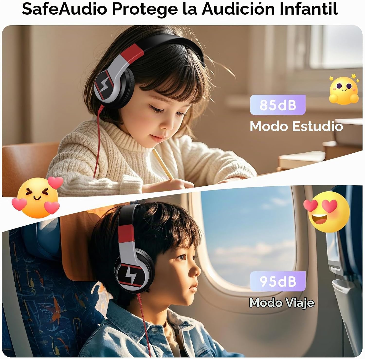 AUDÍFONOS CANDY BILA ALÁMBRICOS OVER-EAR PARA NIÑOS CON MICRÓFONO - 2