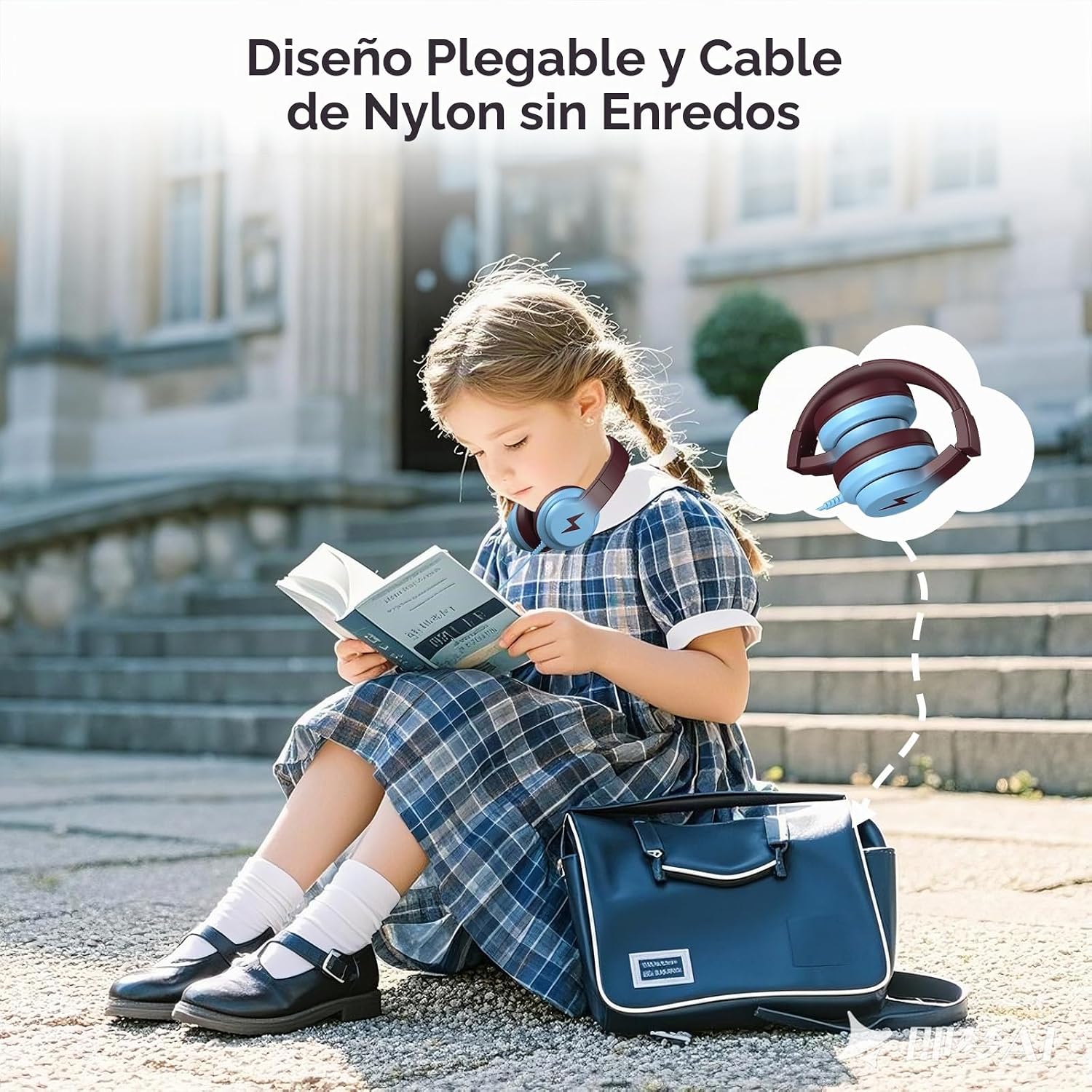 AUDÍFONOS CANDY BILA ALÁMBRICOS PARA NIÑOS CON MICRÓFONO Y LIMITADOR DE VOLUMEN 85DB - 4