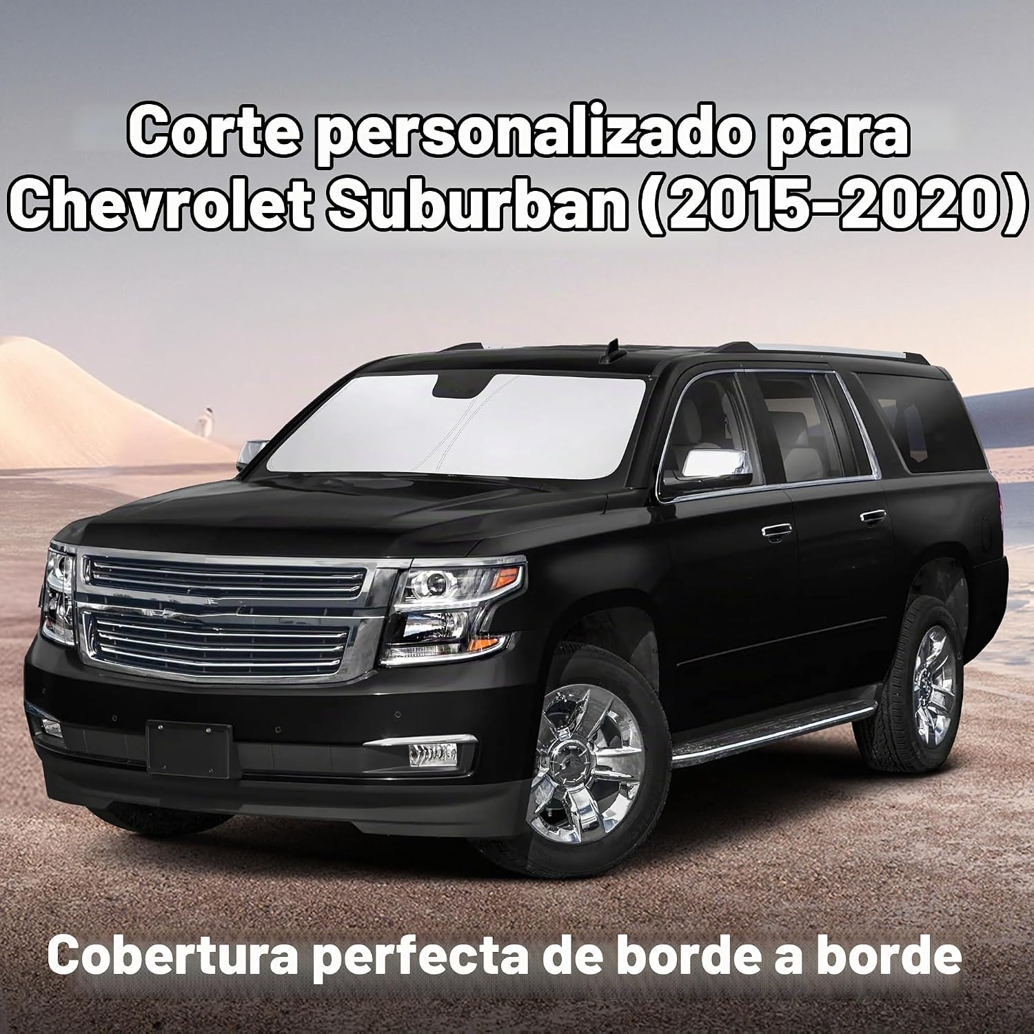 PARASOL PARA PARABRISAS ECONOUR PARA CHEVROLET SUBURBAN/GMC YUKON 2015-2020 - 2