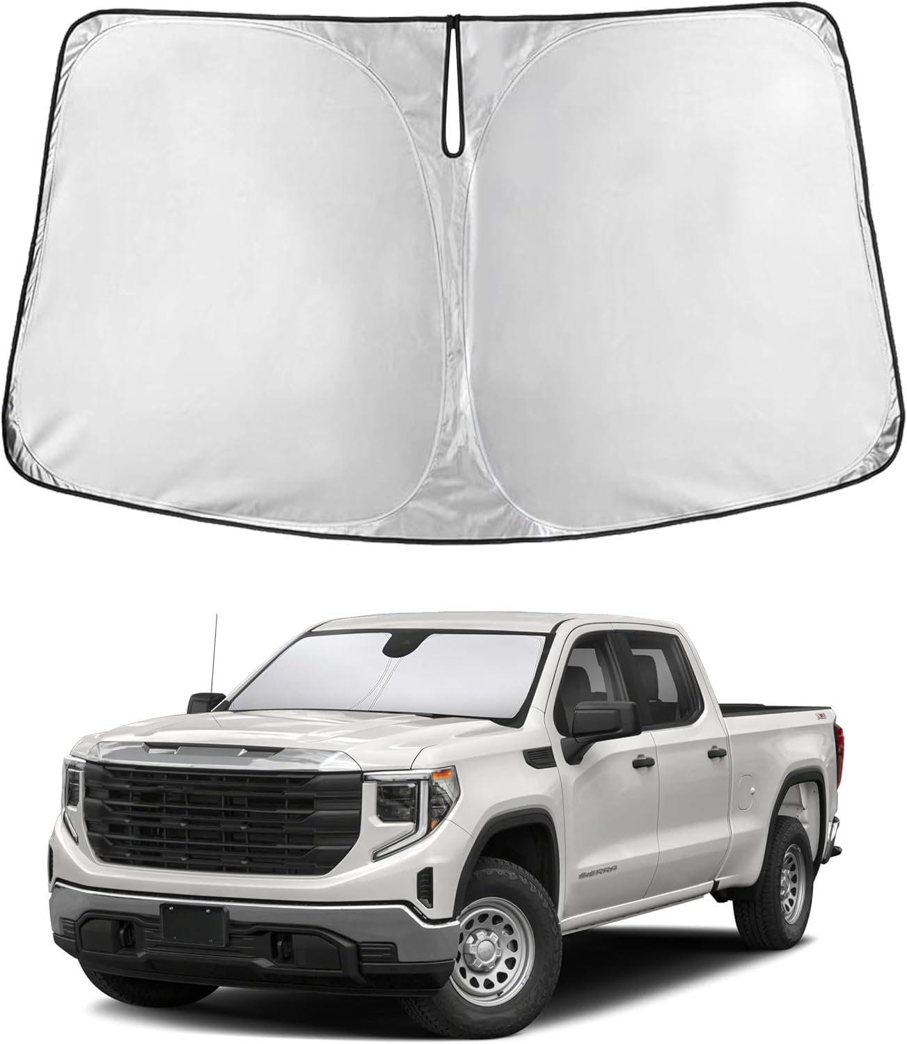 PARASOL PARA PARABRISAS ECONOUR PARA CHEVROLET SILVERADO/GMC SIERRA 2019-2026 - 1