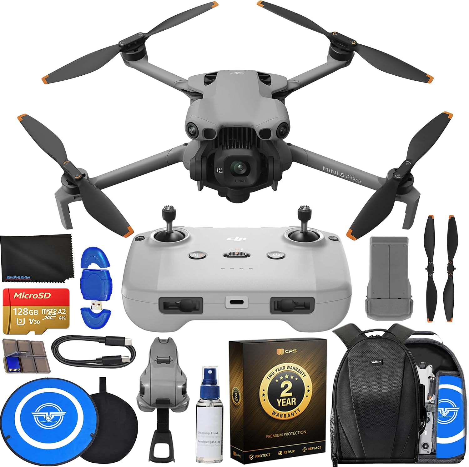 DRONE DJI MINI 5 PRO CON CONTROL REMOTO RC-N3, CÁMARA 4K Y GIMBAL 225° - 1