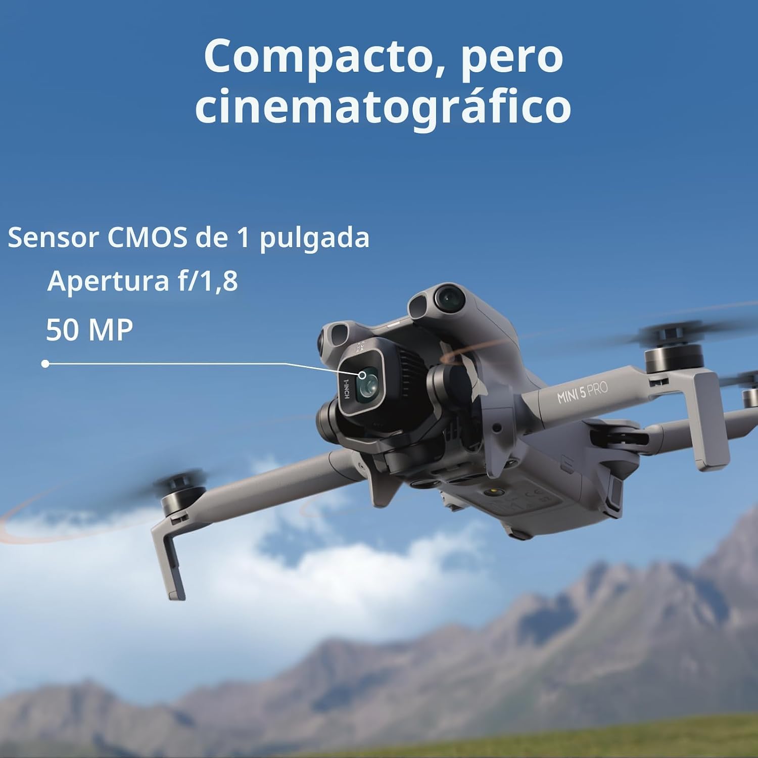 DRONE DJI MINI 5 PRO CON CONTROL REMOTO RC-N3, CÁMARA 4K Y GIMBAL 225° - 5