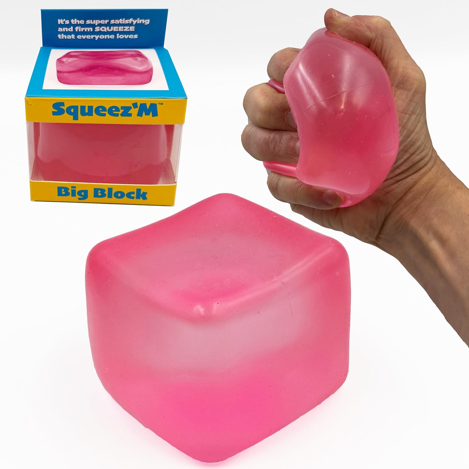 CUBO ANTIESTRES BIG BLOCK SQUEEZ'M ROSA - 1