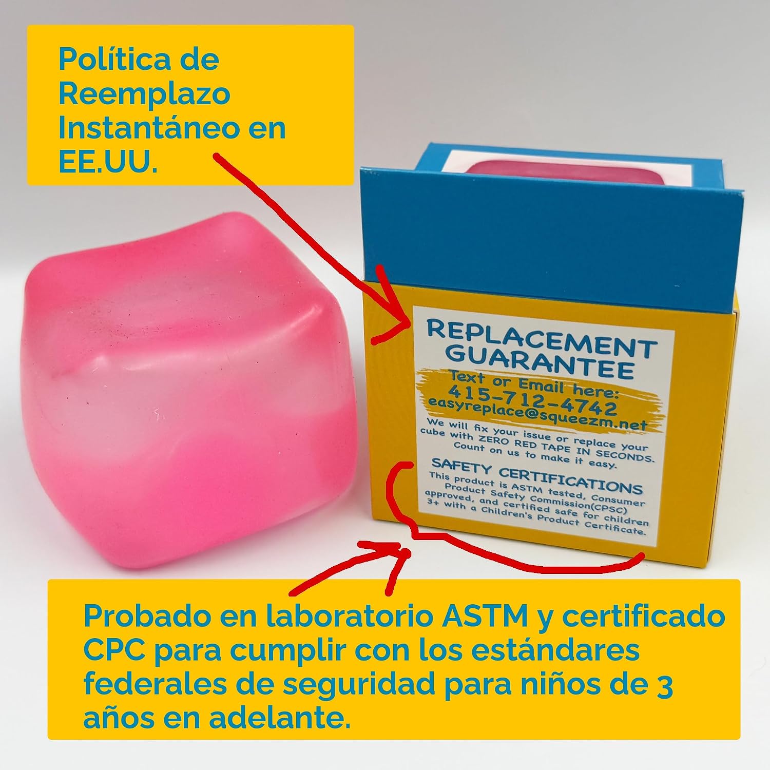 CUBO ANTIESTRES BIG BLOCK SQUEEZ'M ROSA - 4