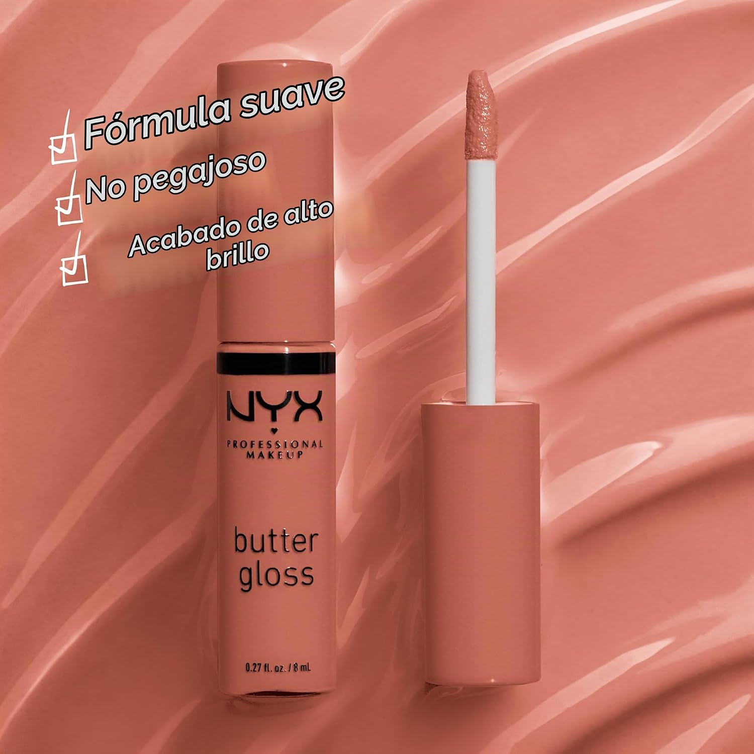 GLOSS DE LABIOS NYX BUTTER GLOSS BROWN SUGAR PACK DE 3 - 2