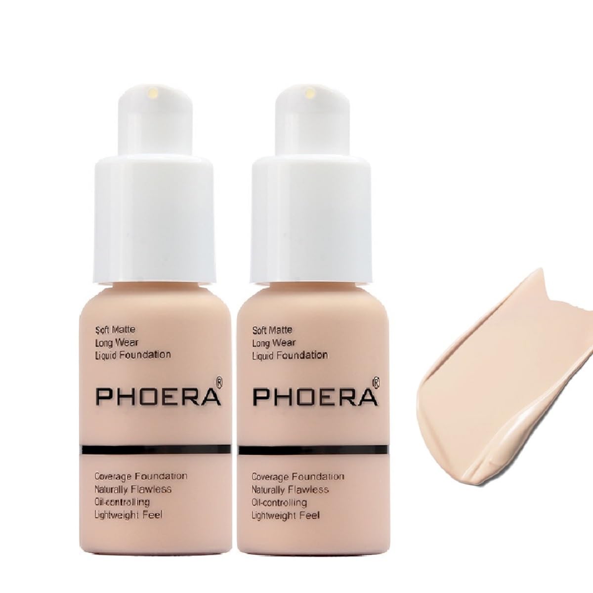 BASE DE MAQUILLAJE PHOERA MATTE OIL CONTROL CONCEALER 101 PORCELAIN 30ML PACK X2 - 1